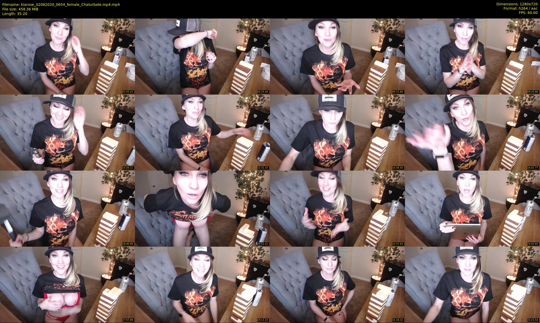 kiarose — 36 minute Chaturbate female cam show recording, 720p, Aug 2, 2020