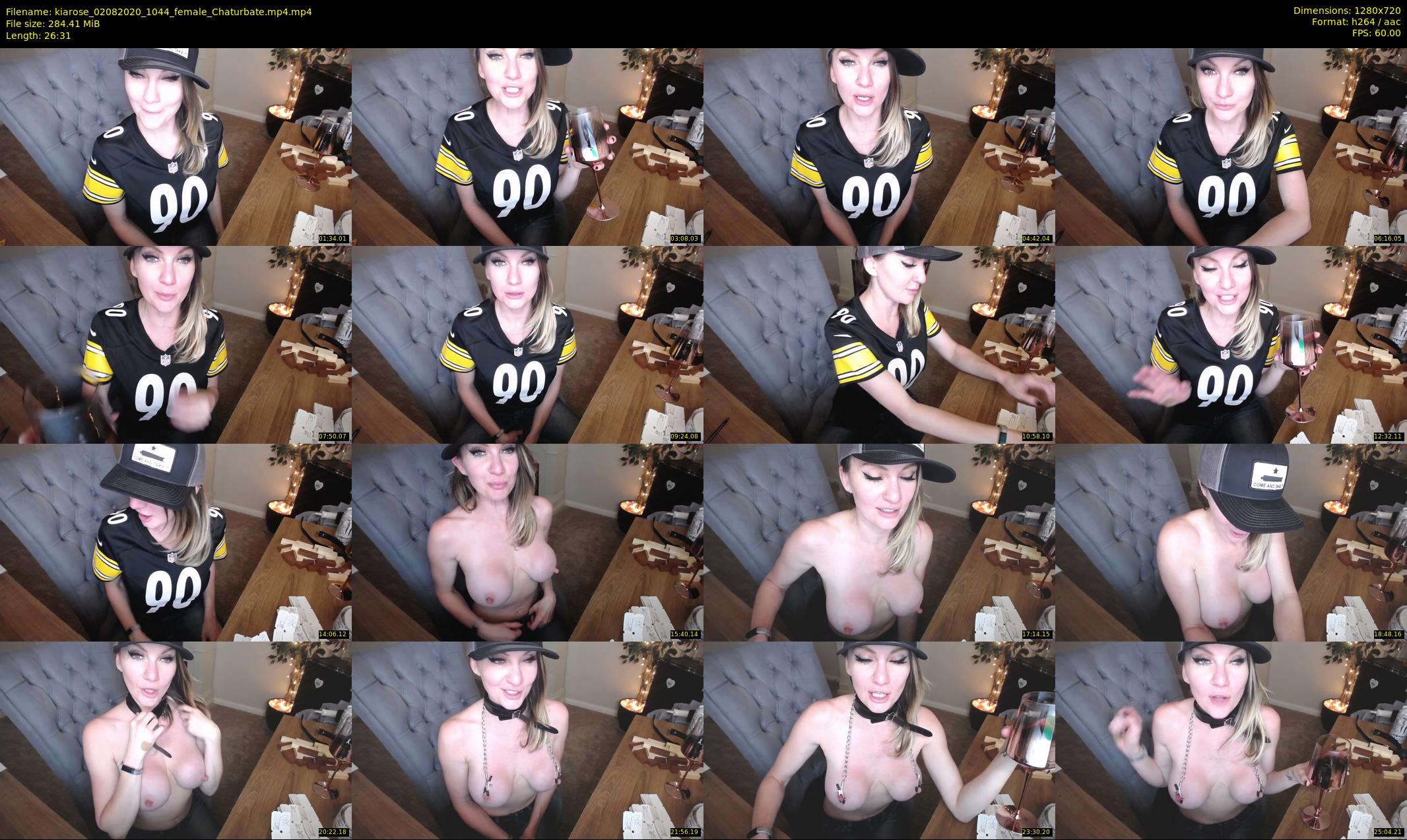 kiarose — 27 minute Chaturbate female cam show recording, 720p, Aug 2, 2020