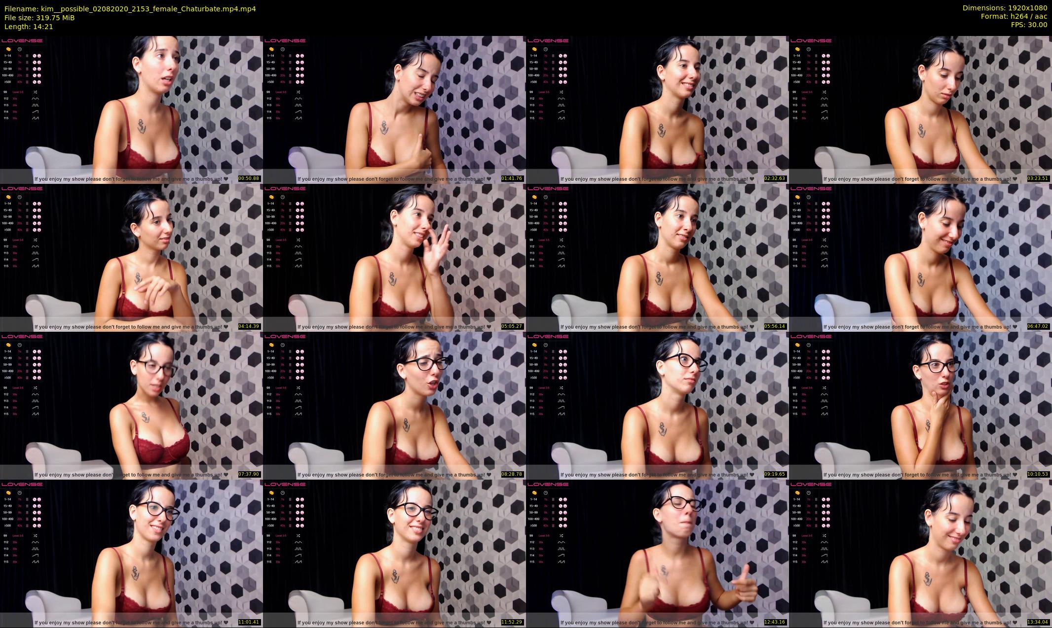 kim__possible — 15 minute Chaturbate female cam show recording, 1080p, Aug 2, 2020