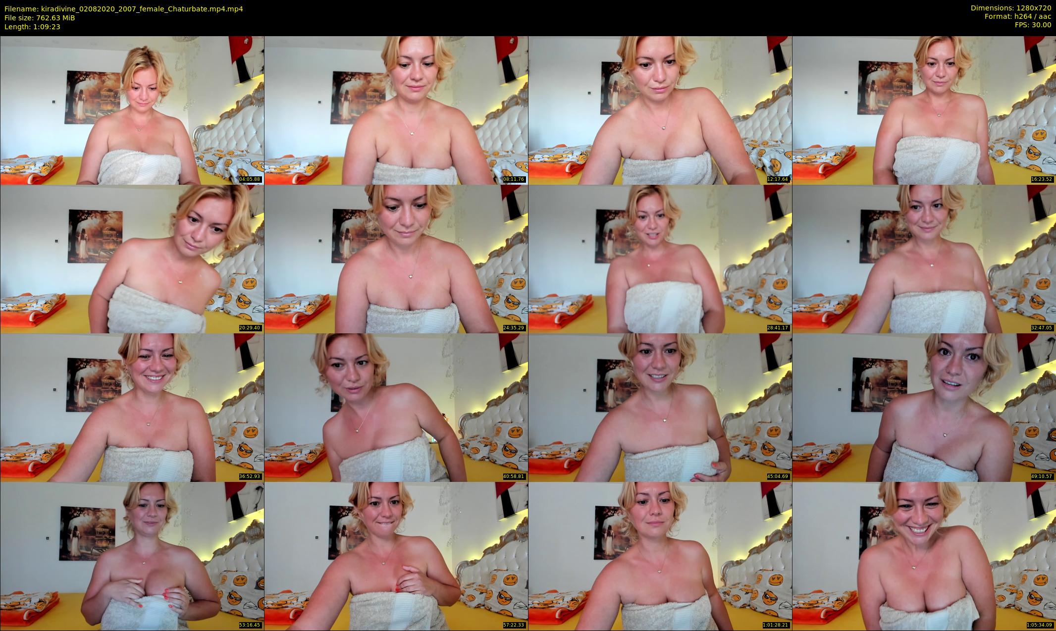 kiradivine — 70 minute Chaturbate female cam show recording, 720p, Aug 2, 2020