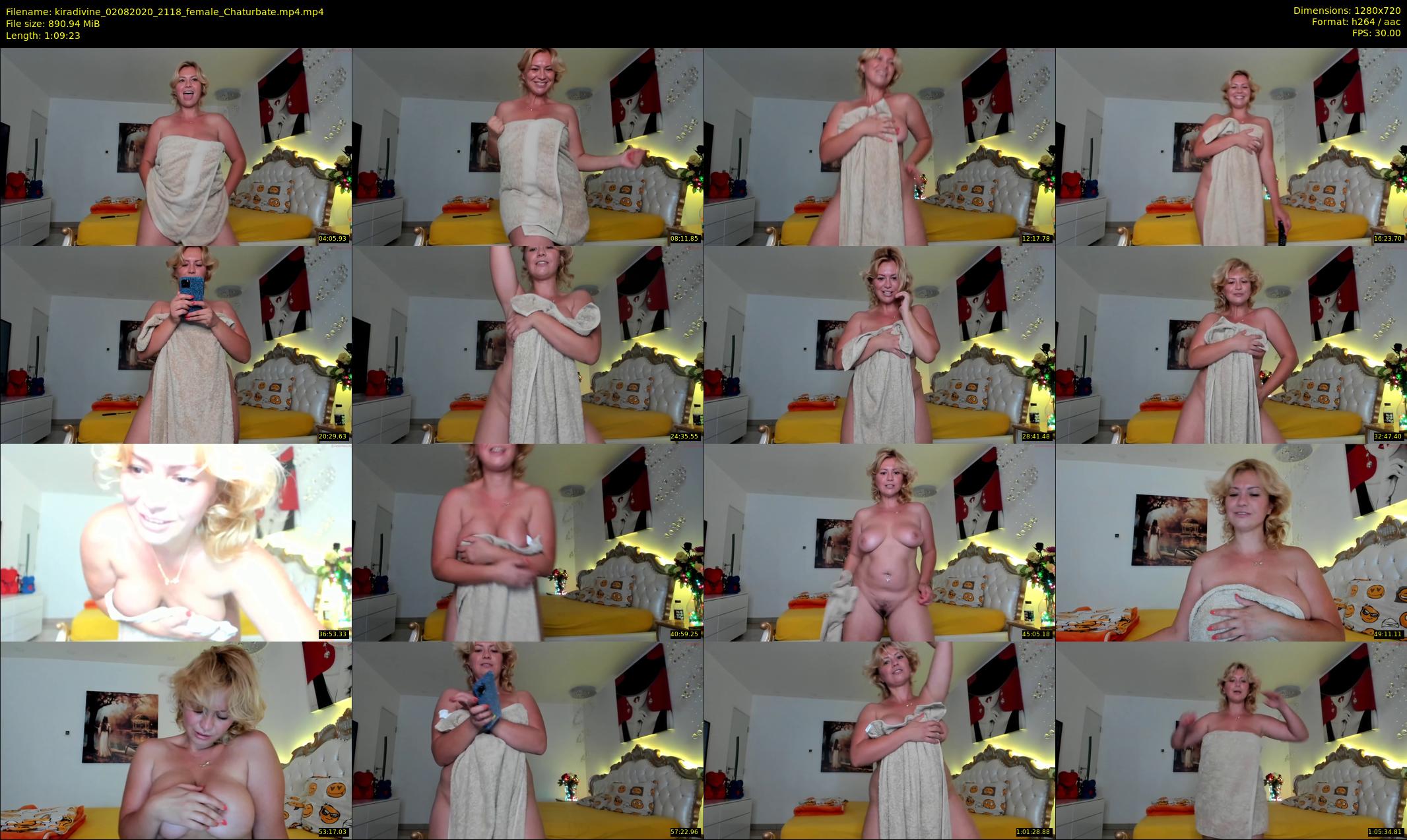 kiradivine — 70 minute Chaturbate female cam show recording, 720p, Aug 2, 2020