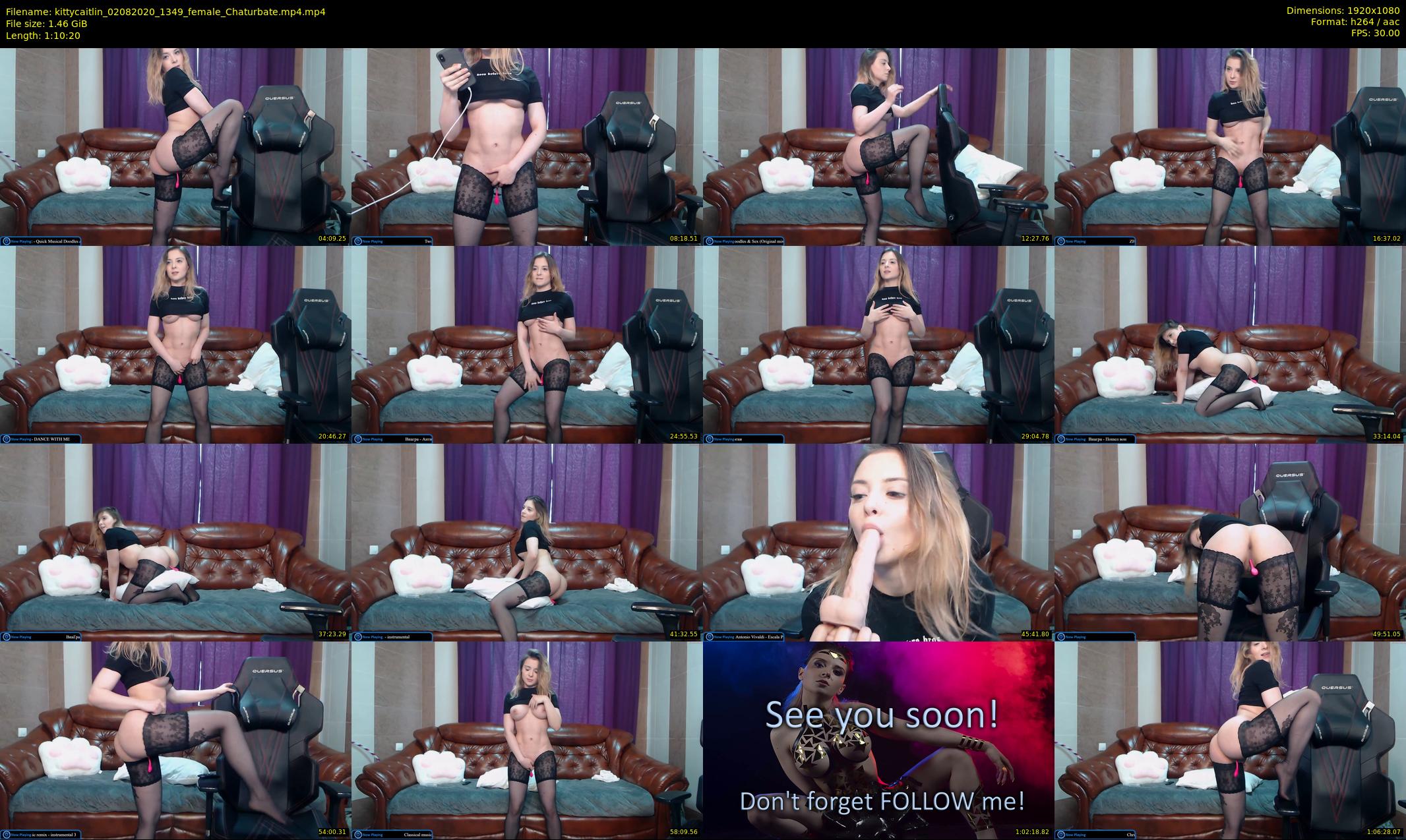kittycaitlin — 71 minute Chaturbate female cam show recording, 1080p, Aug 2, 2020