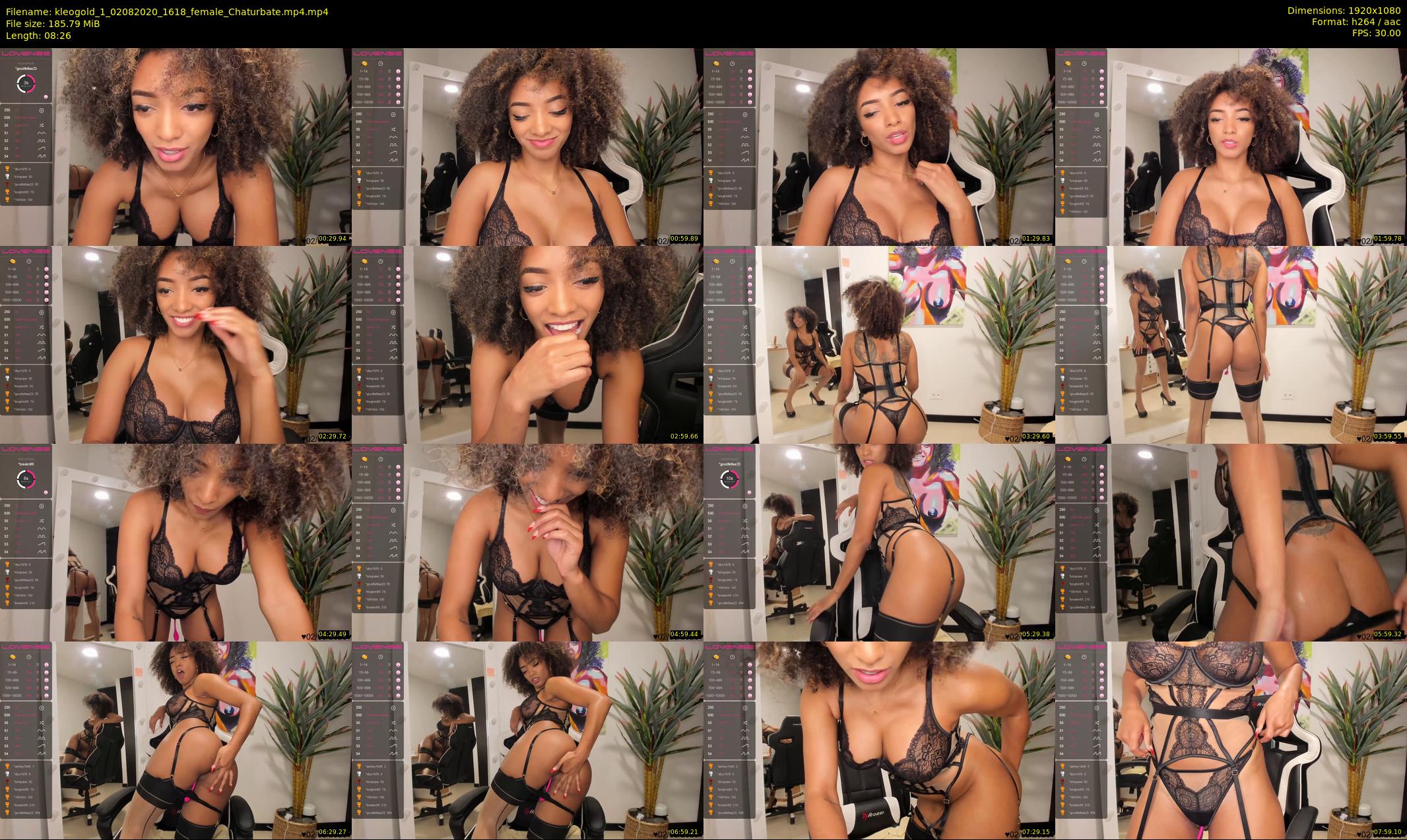 kleogold_1 — 9 minute Chaturbate female cam show recording, 1080p, Aug 2, 2020