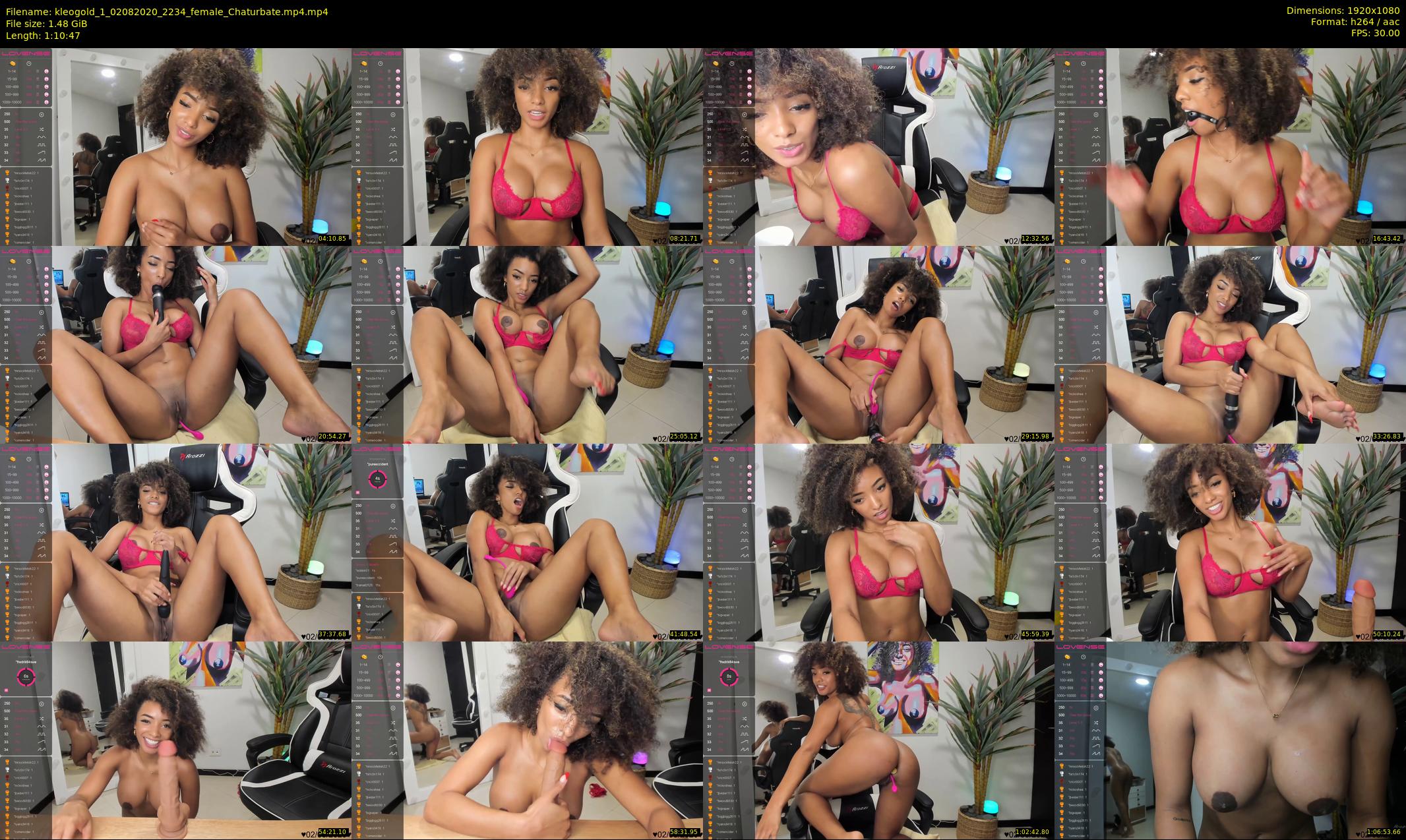 kleogold_1 — 71 minute Chaturbate female cam show recording, 1080p, Aug 2, 2020