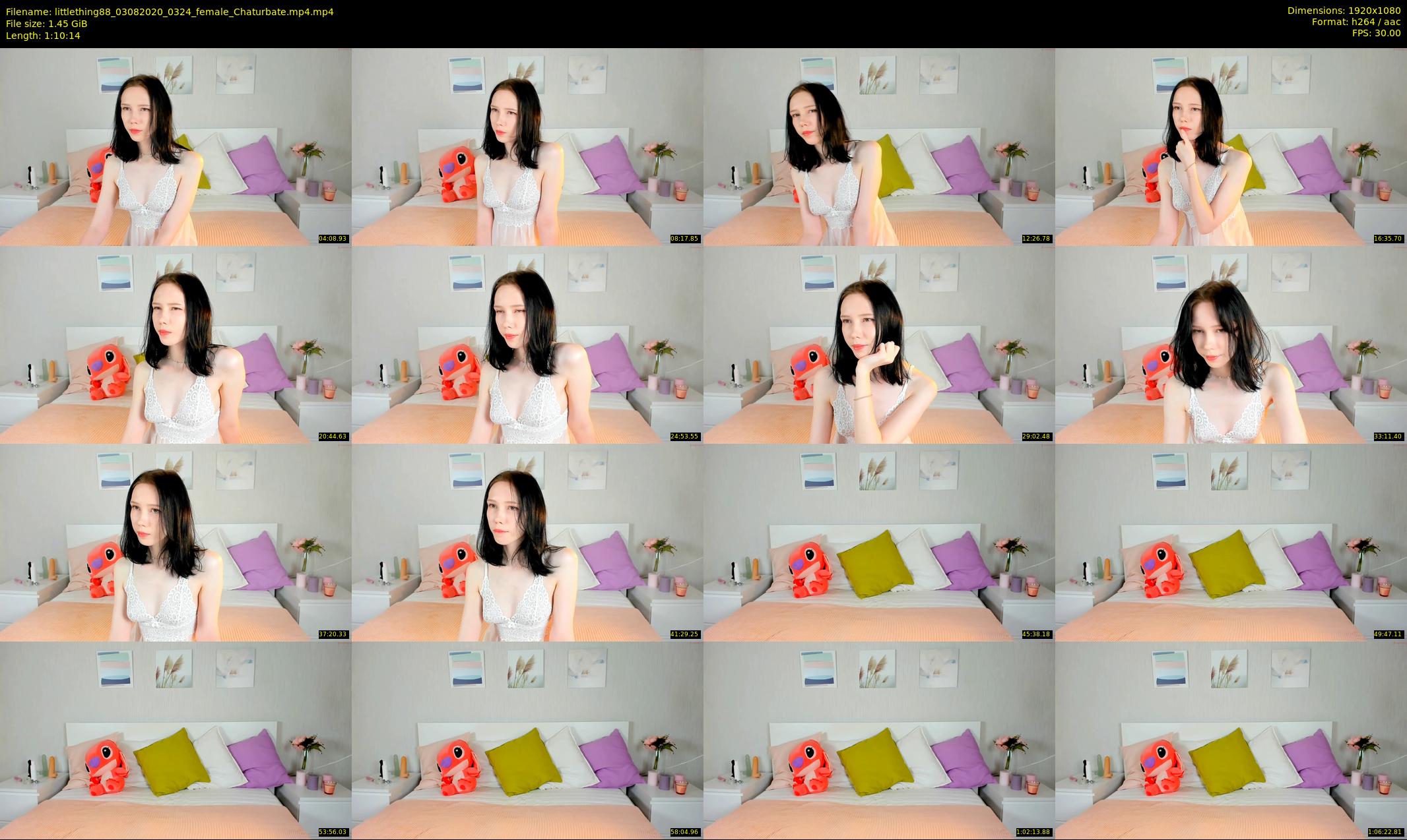 littlething88 — 71 minute Chaturbate female cam show recording, 1080p, Aug 3, 2020