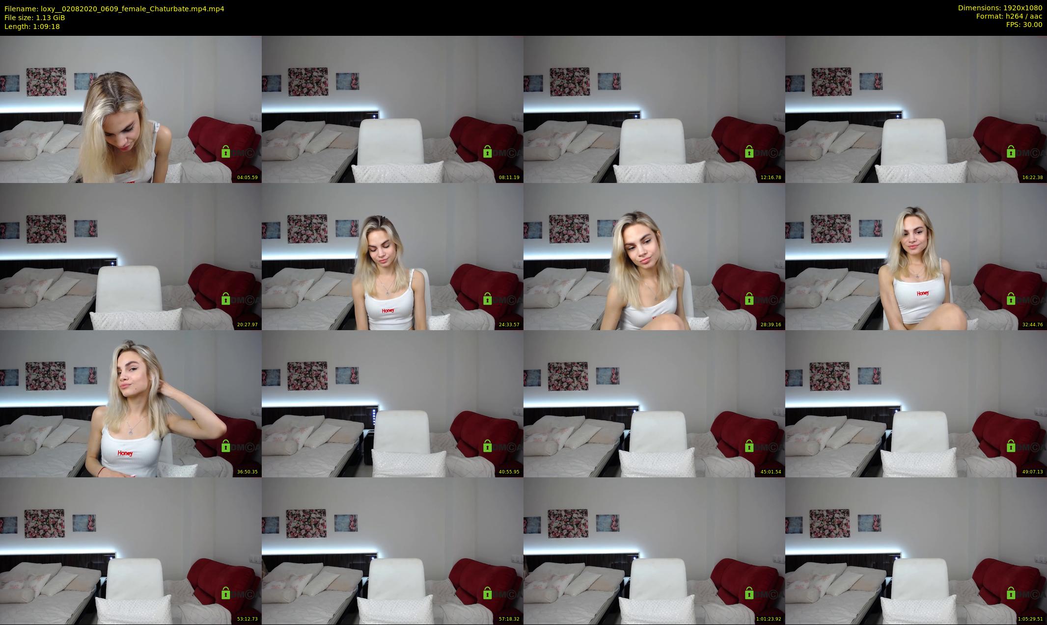 loxy_ — 70 minute Chaturbate female cam show recording, 1080p, Aug 2, 2020