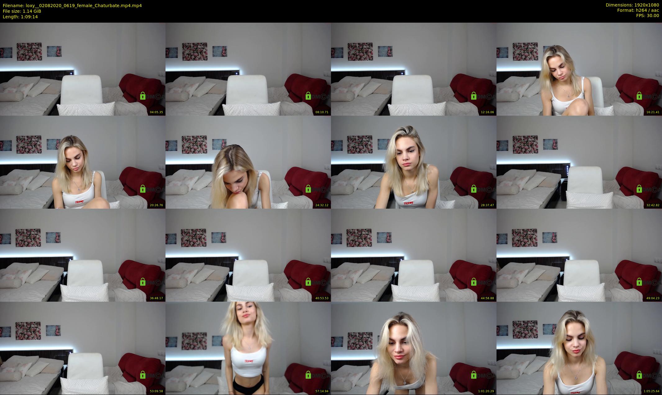 loxy_ — 70 minute Chaturbate female cam show recording, 1080p, Aug 2, 2020
