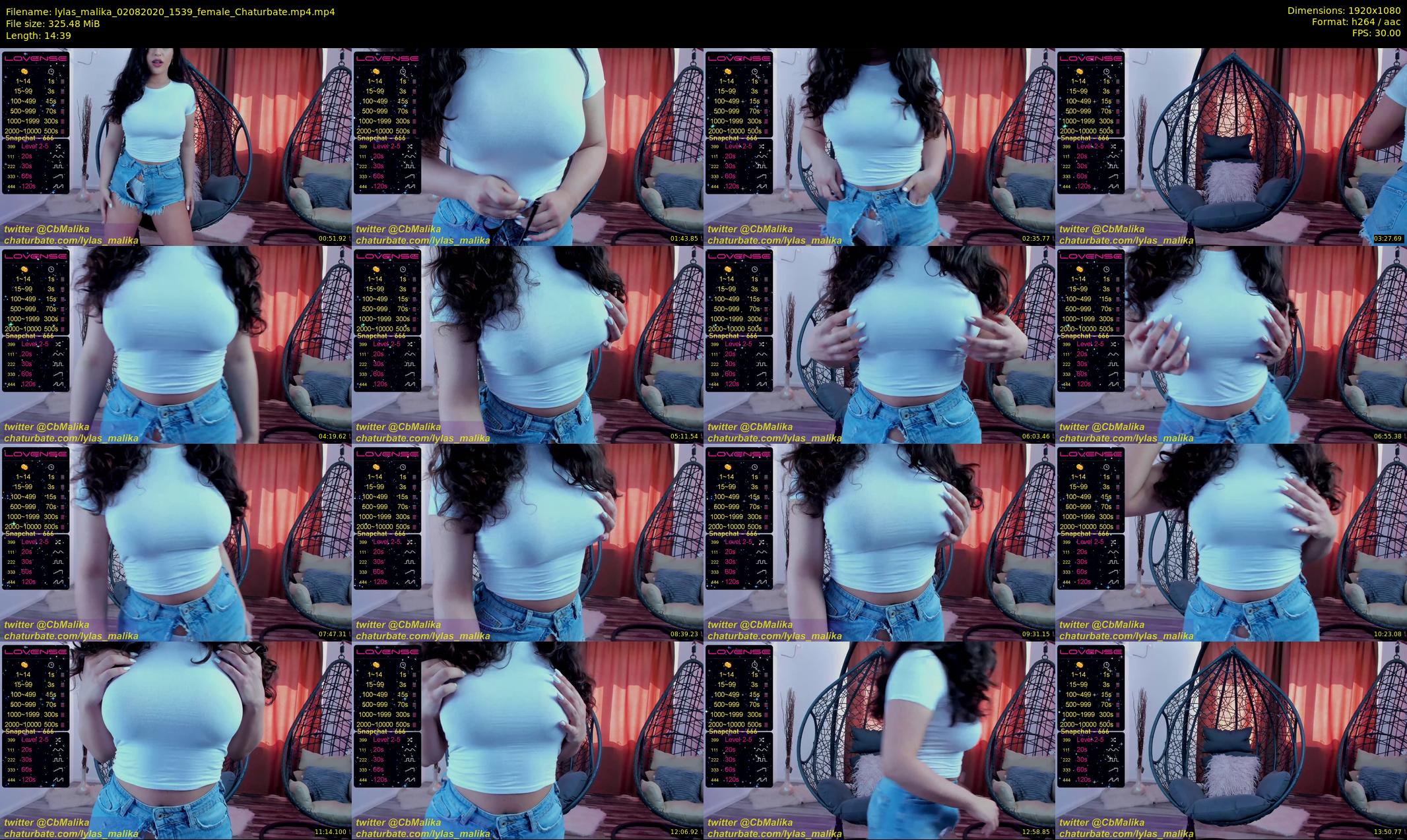 lylas_malika — 15 minute Chaturbate female cam show recording, 1080p, Aug 2, 2020