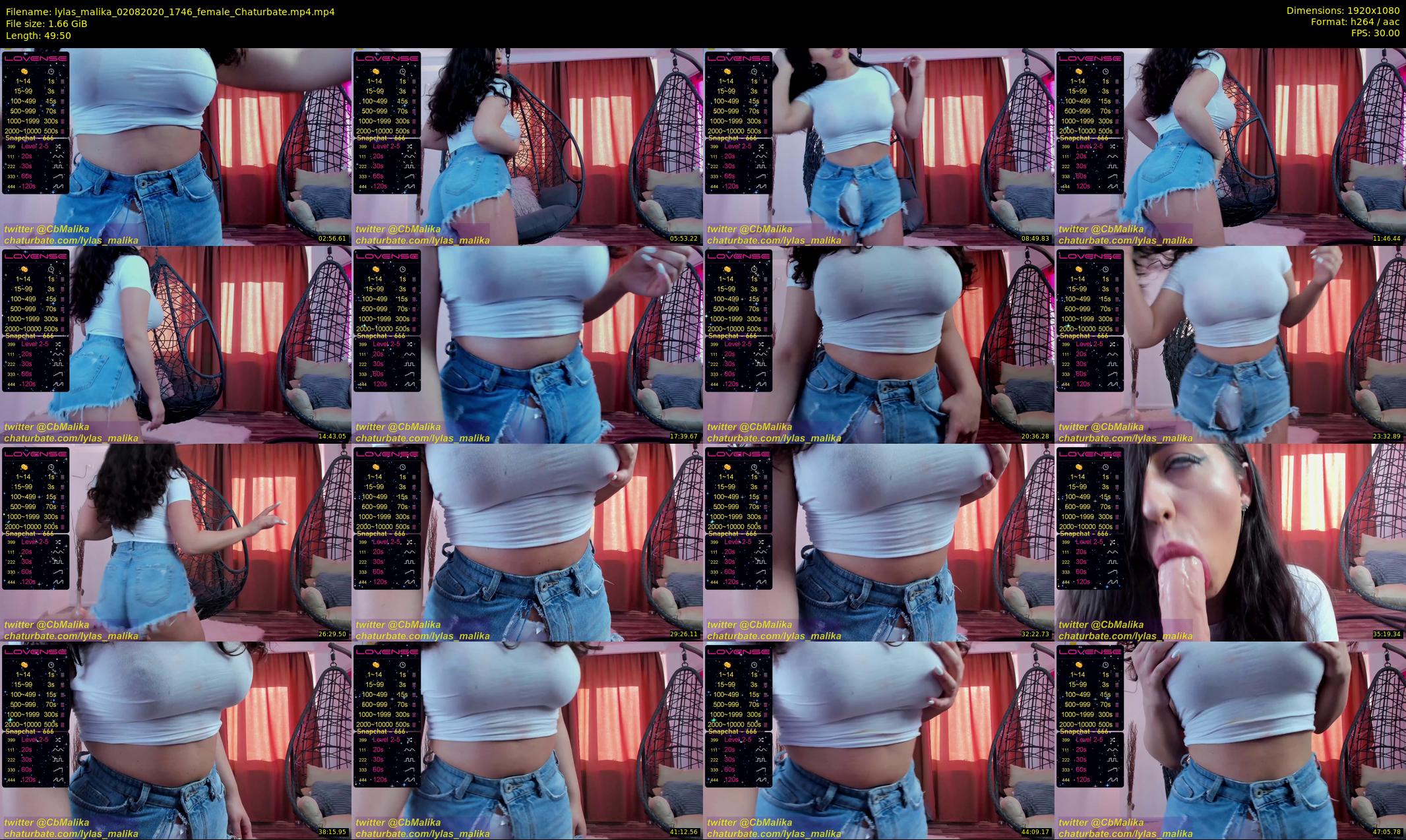 lylas_malika — 50 minute Chaturbate female cam show recording, 1080p, Aug 2, 2020