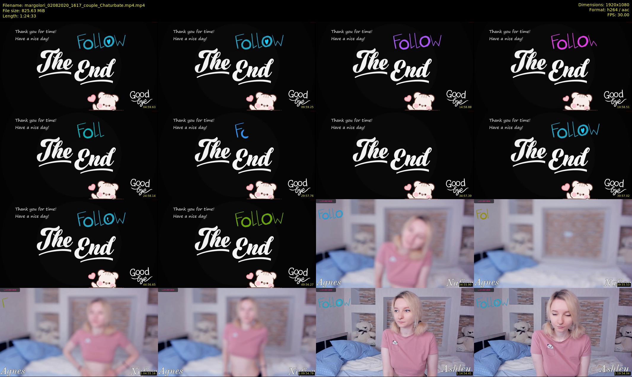 margolori — 85 minute Chaturbate couple cam show recording, 1080p, Aug 2, 2020