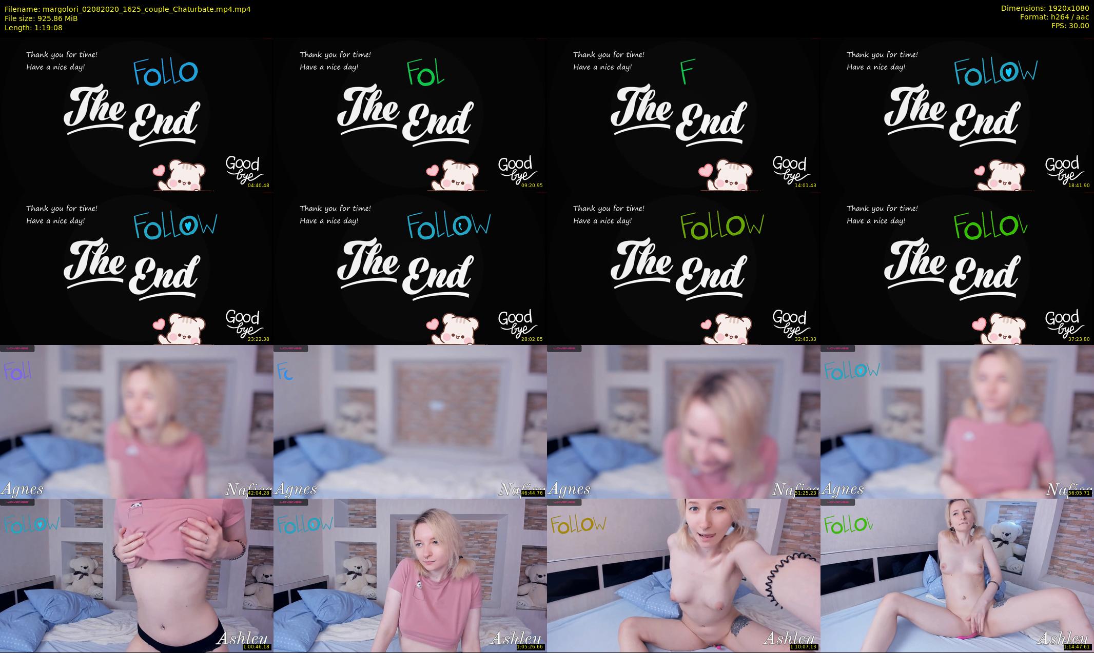 margolori — 80 minute Chaturbate couple cam show recording, 1080p, Aug 2, 2020