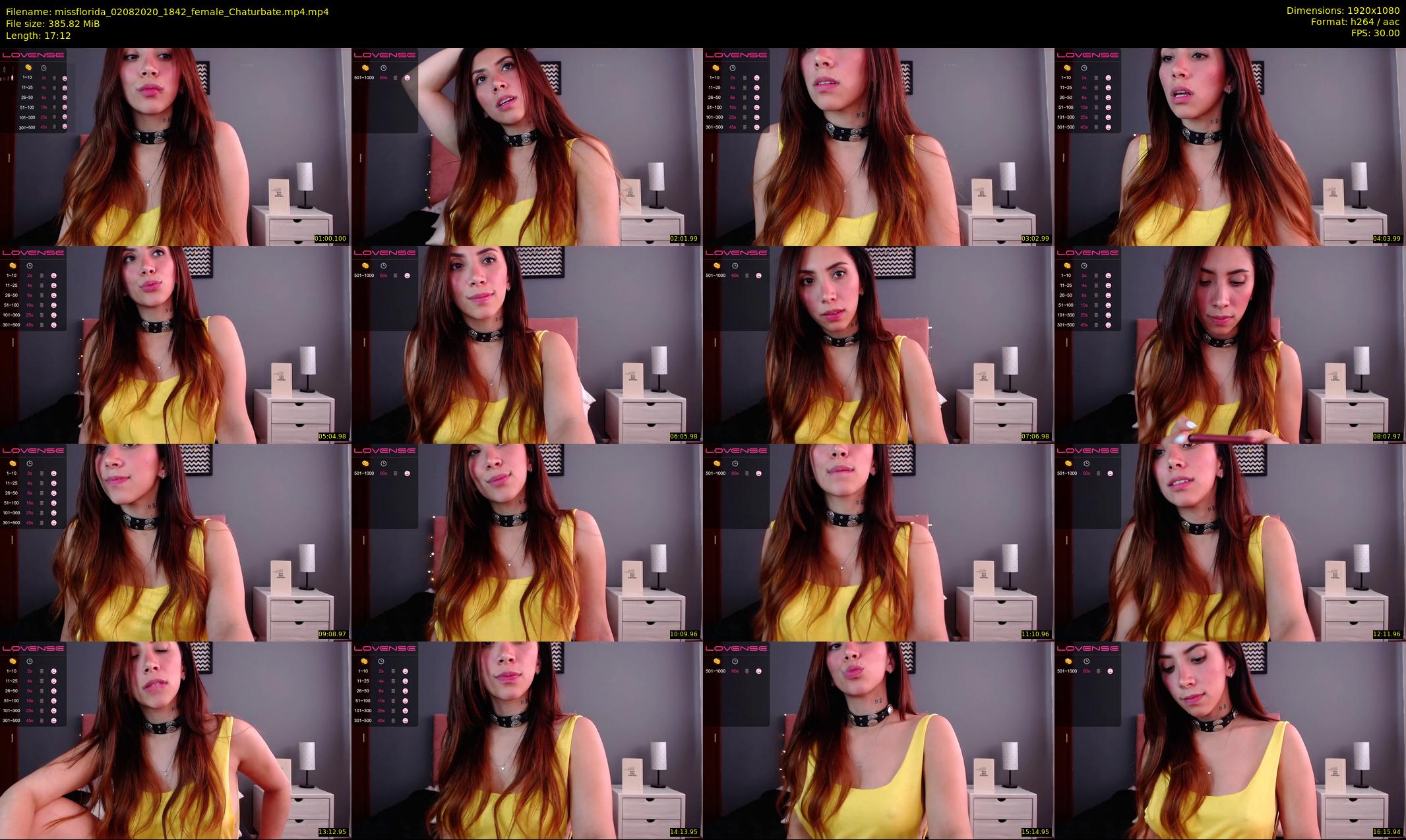 missflorida — 18 minute Chaturbate female cam show recording, 1080p, Aug 2, 2020