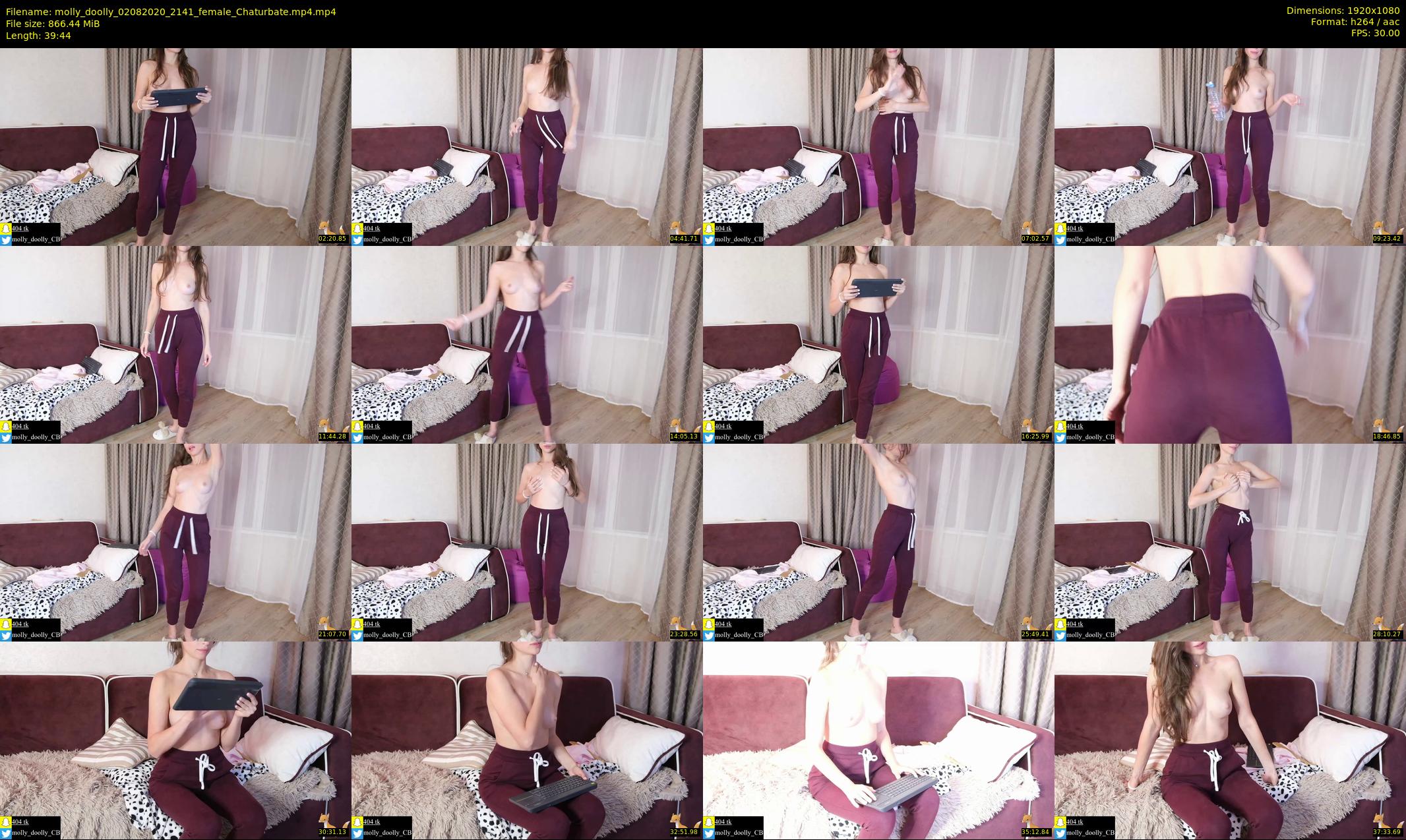 molly_doolly — 40 minute Chaturbate female cam show recording, 1080p, Aug 2, 2020