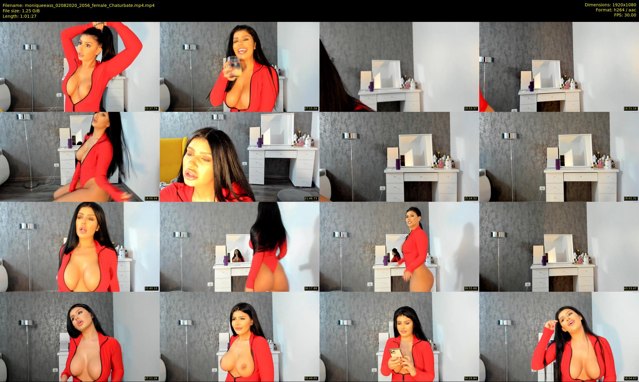 moniqueeass — 62 minute Chaturbate female cam show recording, 1080p, Aug 2, 2020