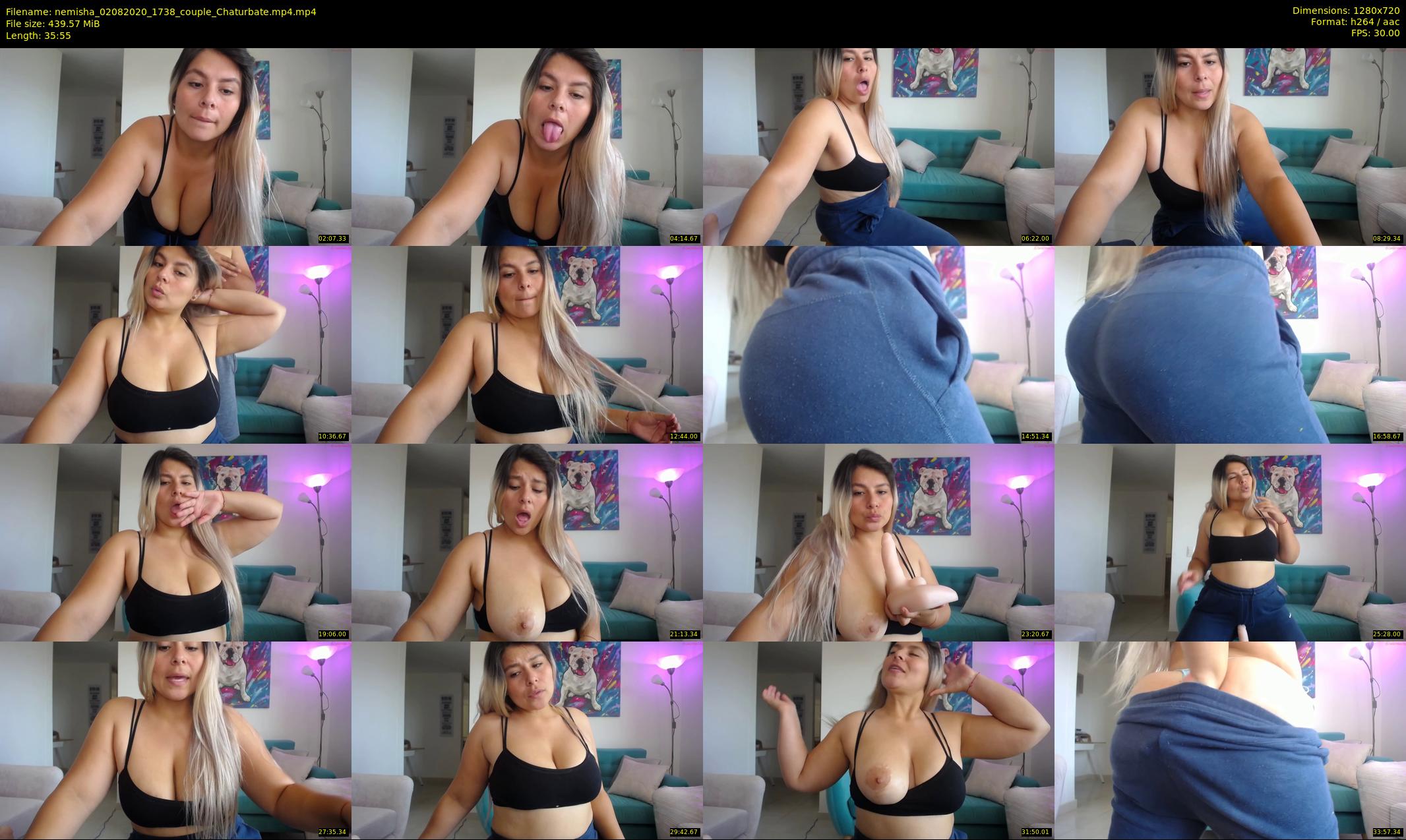 nemisha — 36 minute Chaturbate female cam show recording, 720p, Aug 2, 2020
