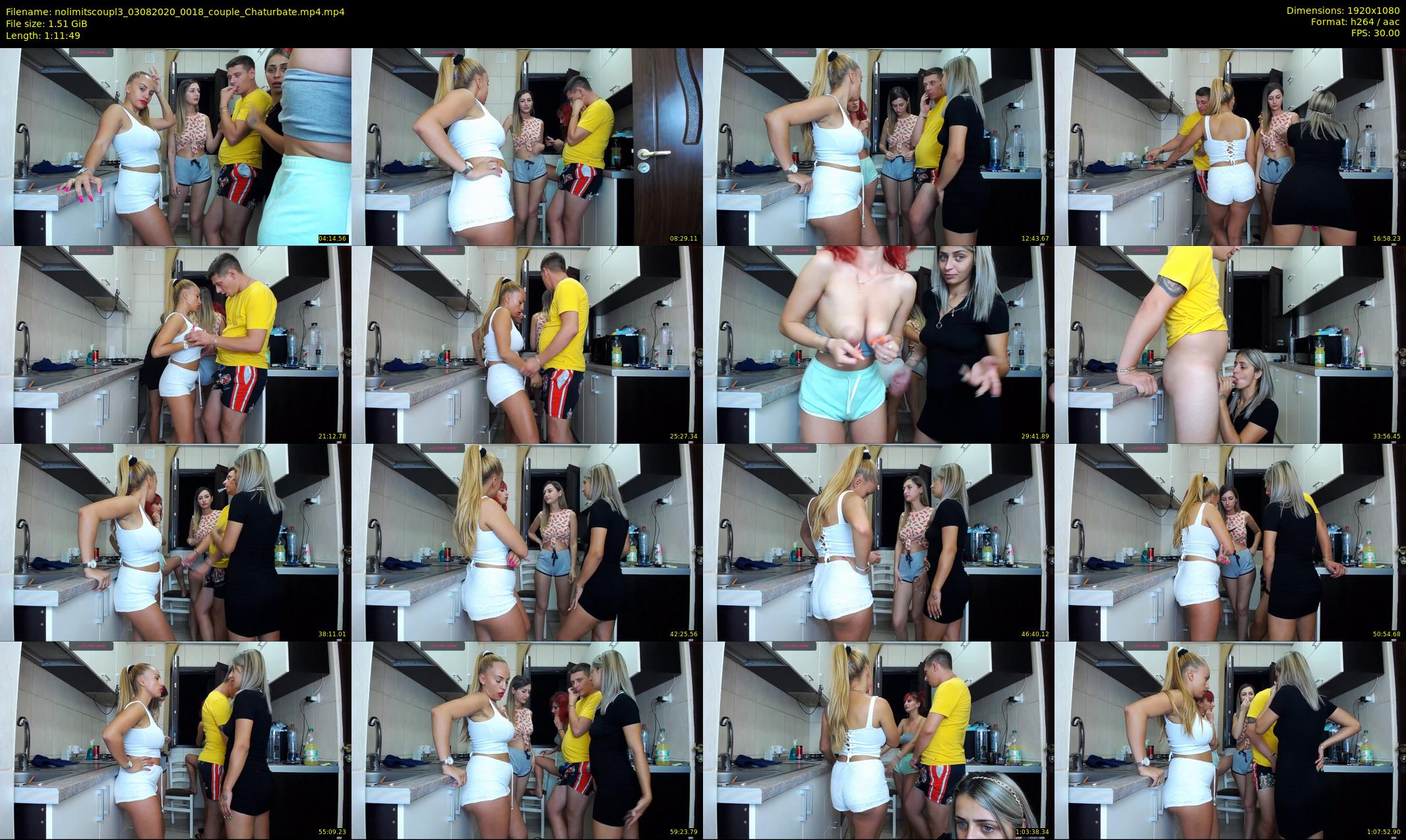 nolimitscoupl3 — 72 minute Chaturbate couple cam show recording, 1080p, Aug 3, 2020