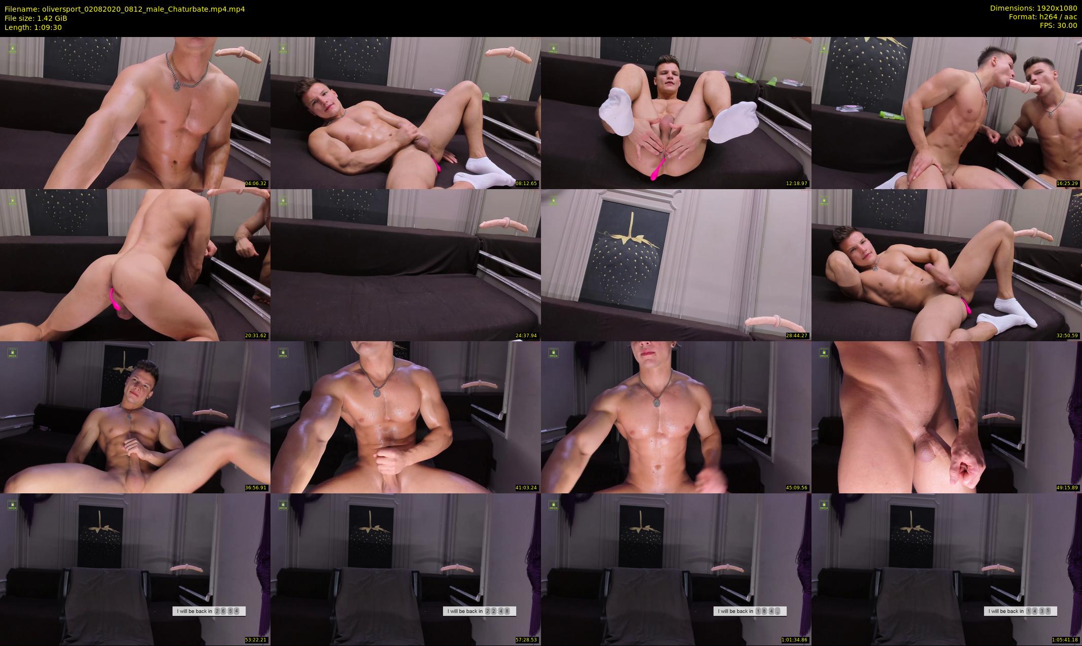 oliversport — 70 minute Chaturbate male cam show recording, 1080p, Aug 2, 2020