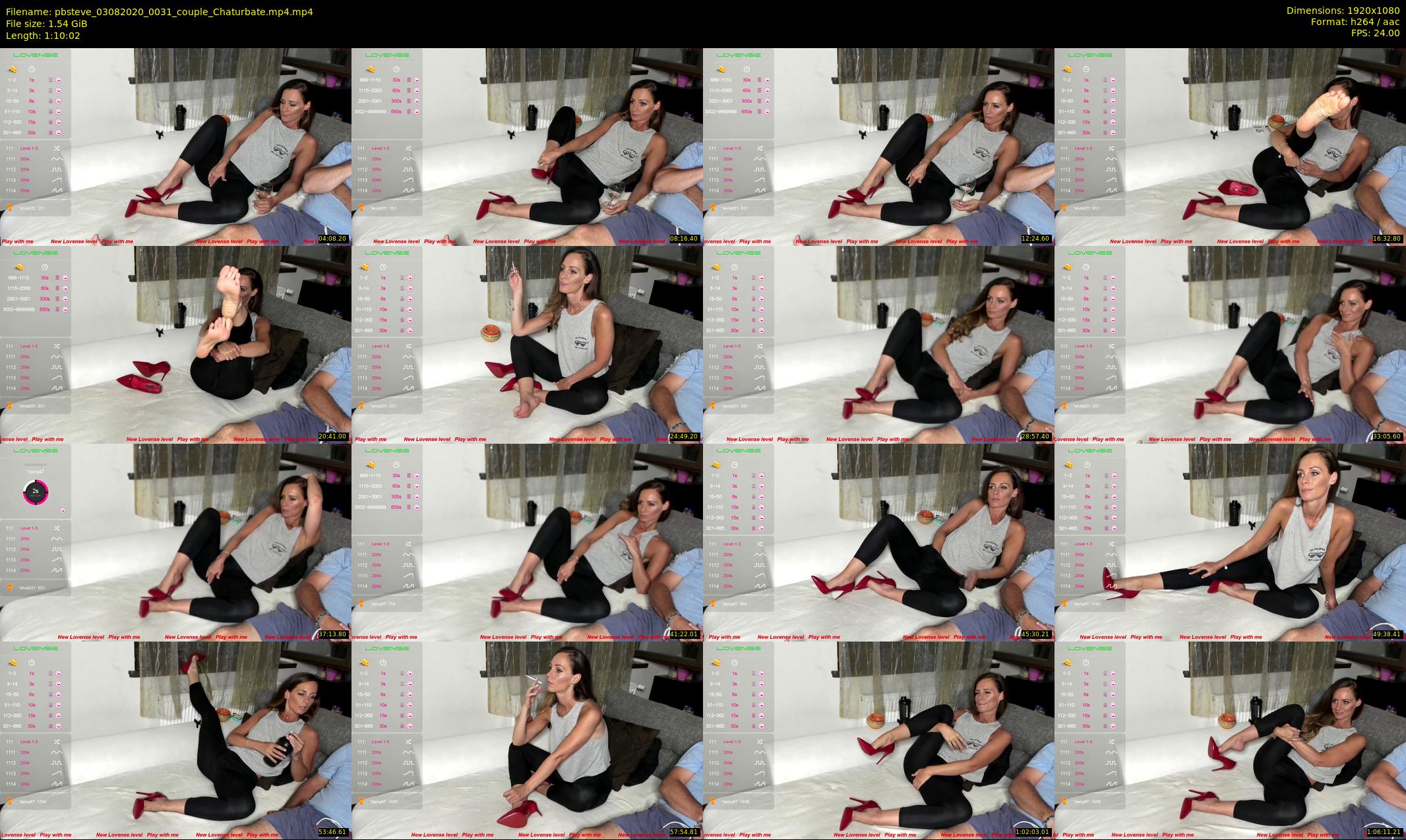 pbsteve — 71 minute Chaturbate couple cam show recording, 1080p, Aug 3, 2020
