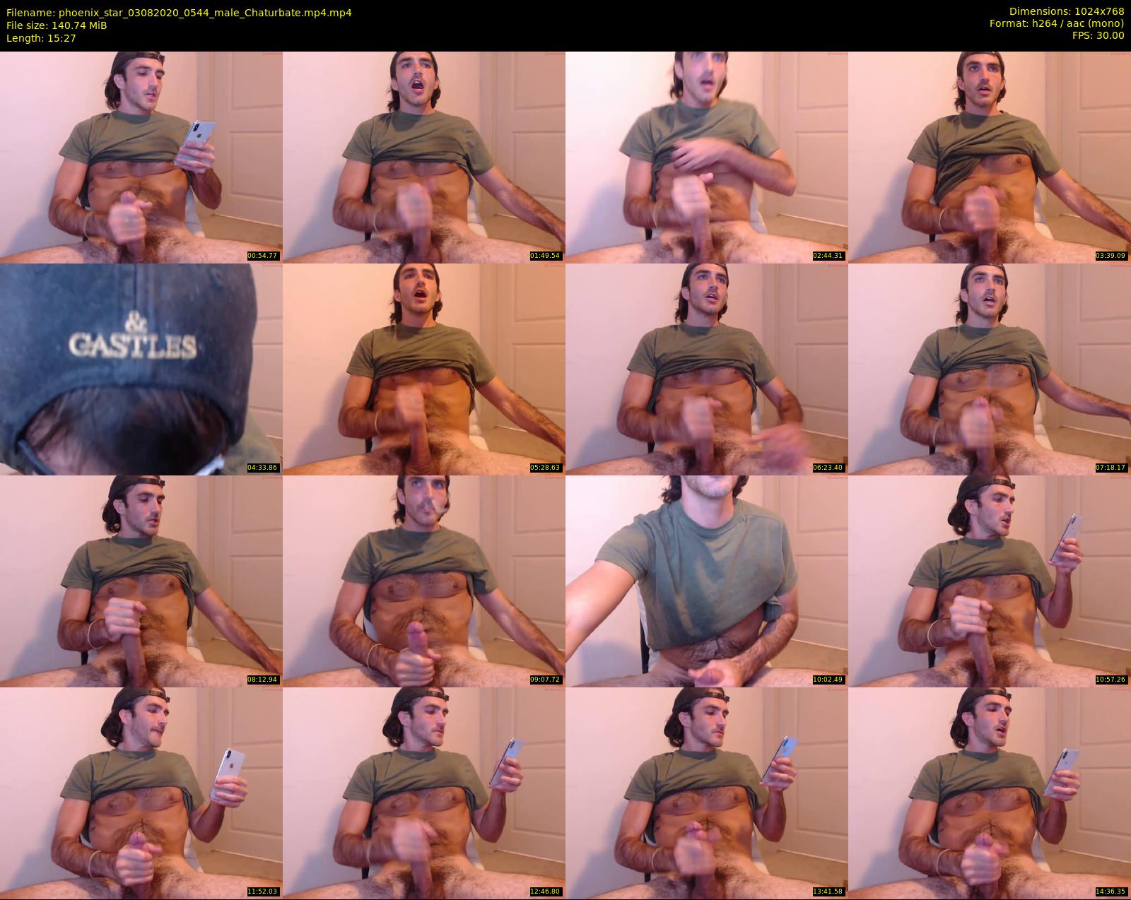 phoenix_star — 16 minute Chaturbate male cam show recording, 720p, Aug 3, 2020