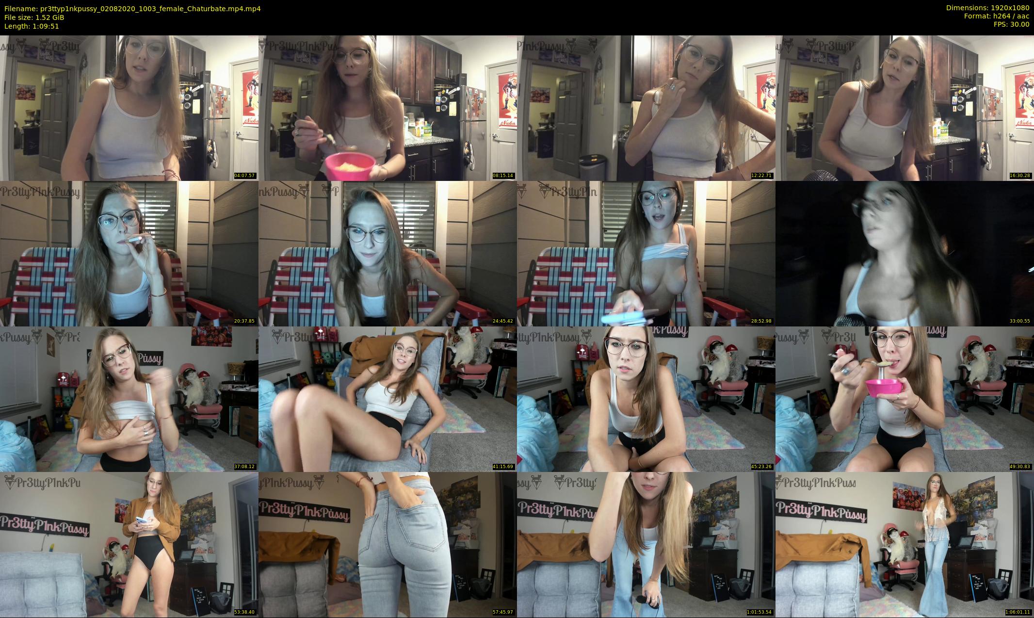pr3ttyp1nkpussy — 70 minute Chaturbate couple cam show recording, 1080p, Aug 2, 2020