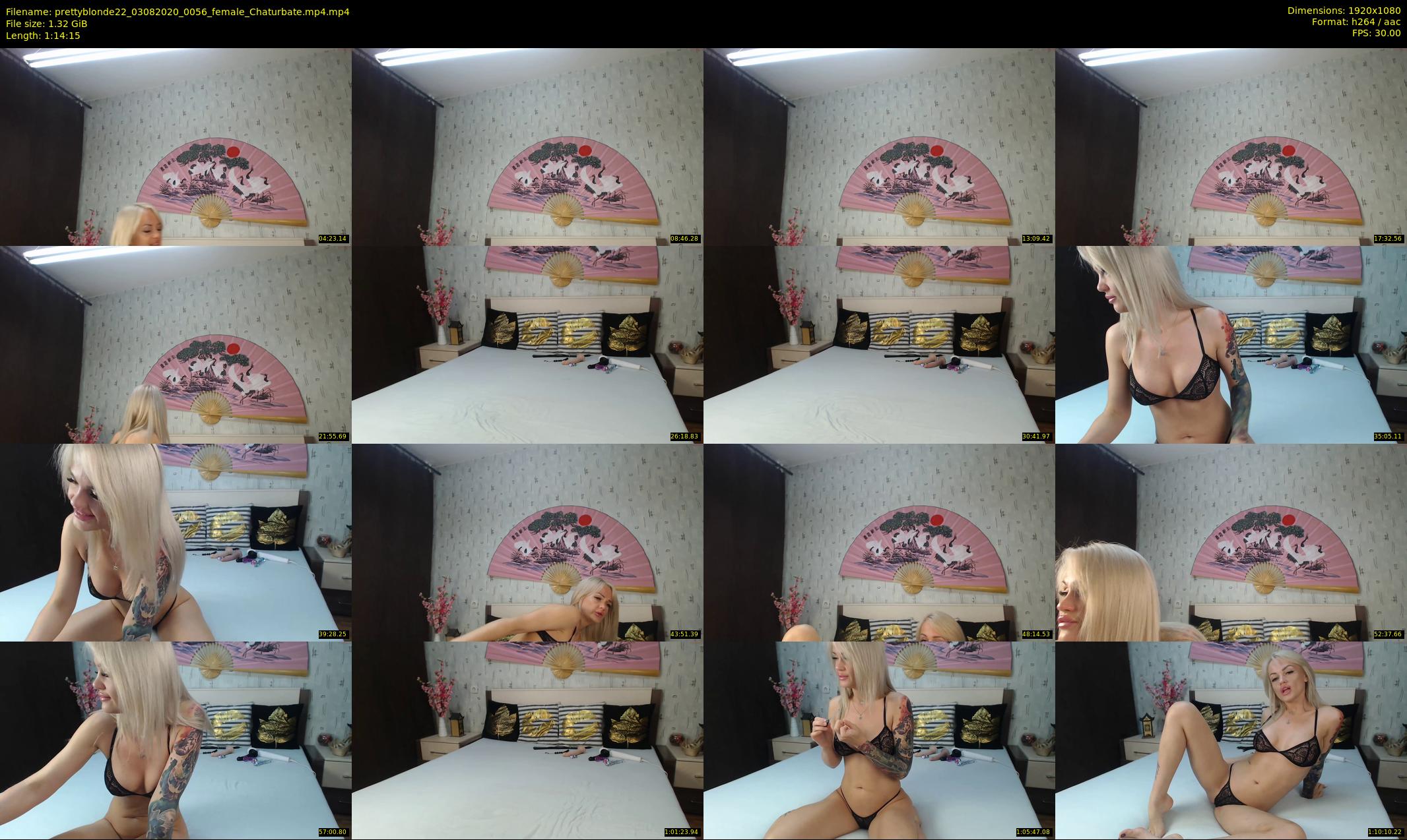 prettyblonde22 — 75 minute Chaturbate female cam show recording, 1080p, Aug 3, 2020