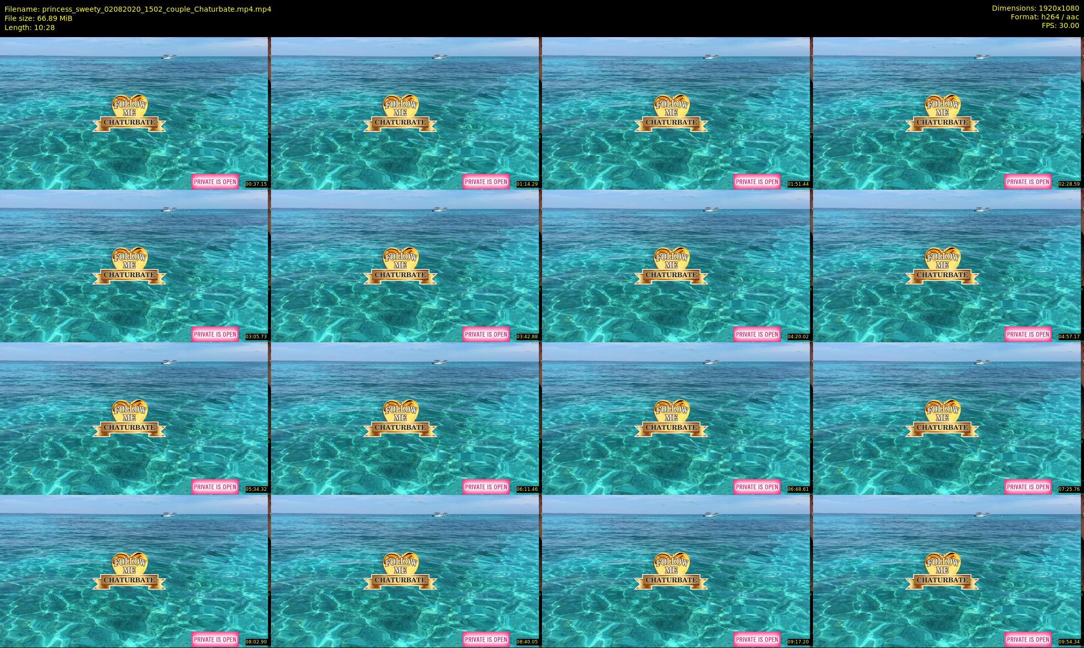 princess_sweety — 11 minute Chaturbate couple cam show recording, 1080p, Aug 2, 2020