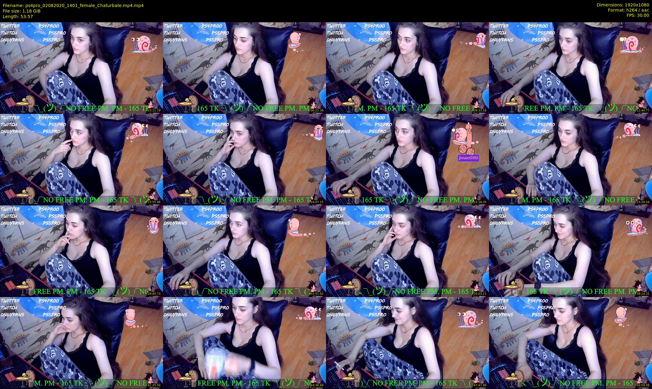 ps4pro — 54 minute Chaturbate female cam show recording, 1080p, Aug 2, 2020