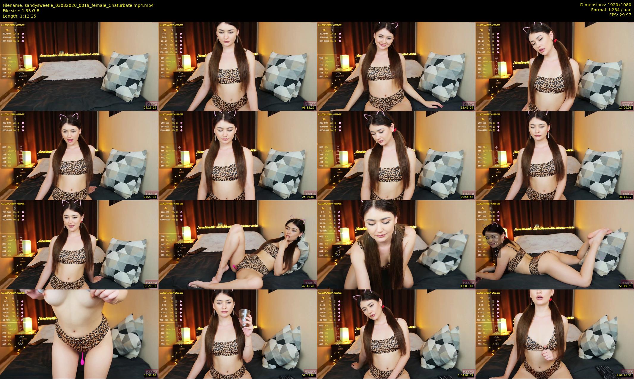 sandysweetie — 73 minute Chaturbate female cam show recording, 1080p, Aug 3, 2020