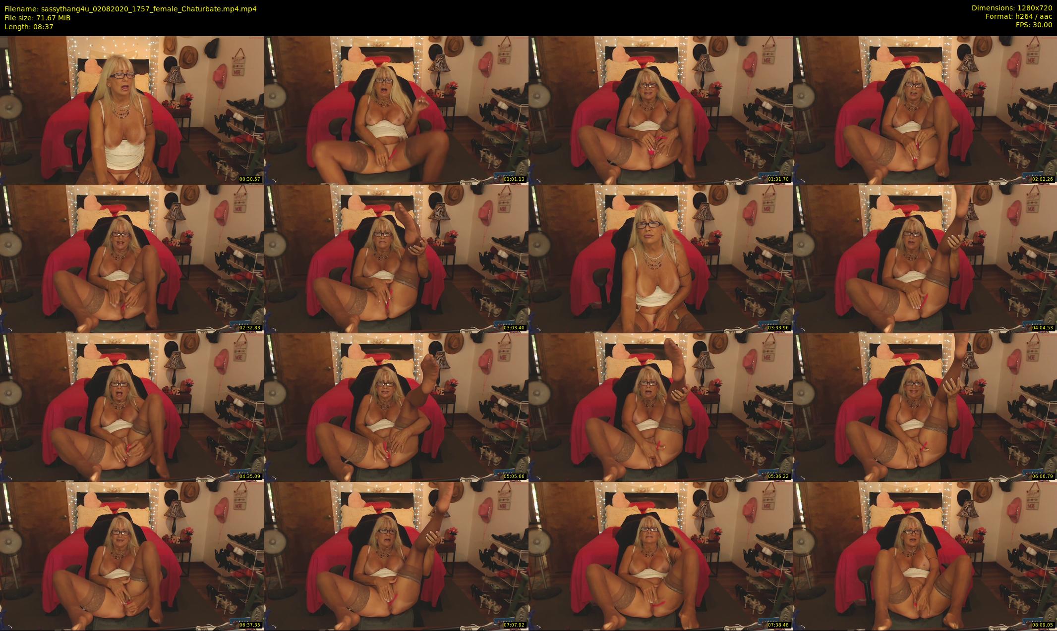 sassythang4u — 9 minute Chaturbate female cam show recording, 720p, Aug 2, 2020