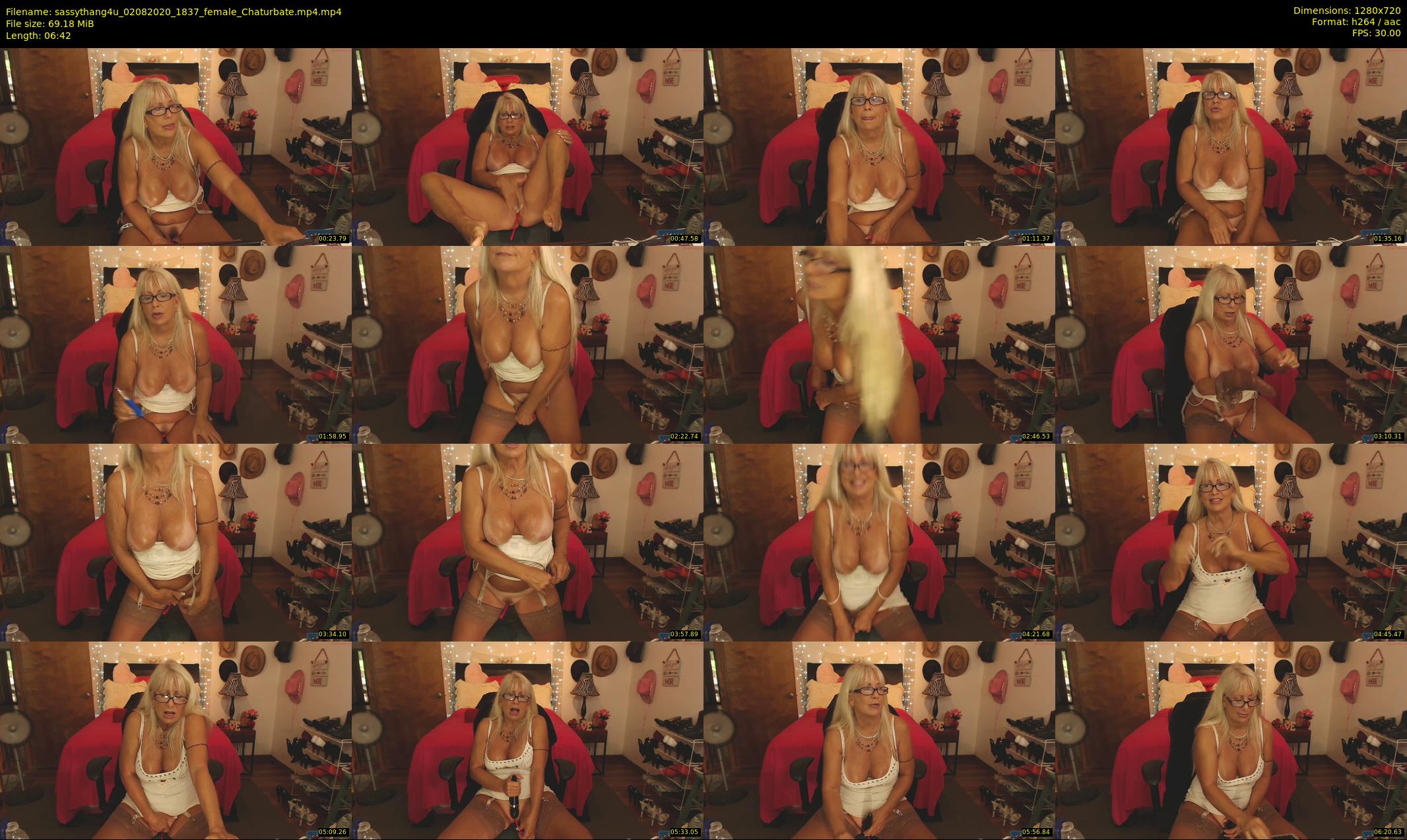 sassythang4u — 7 minute Chaturbate female cam show recording, 720p, Aug 2, 2020