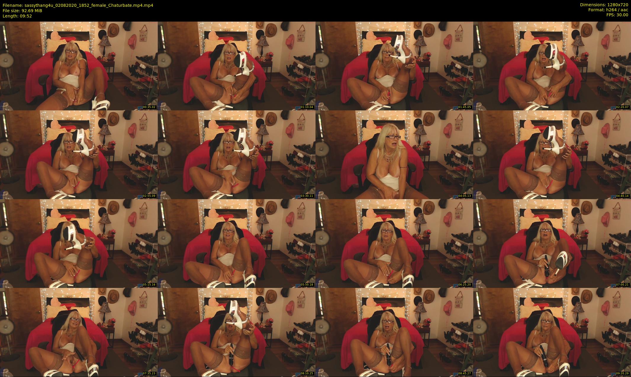 sassythang4u — 10 minute Chaturbate female cam show recording, 720p, Aug 2, 2020