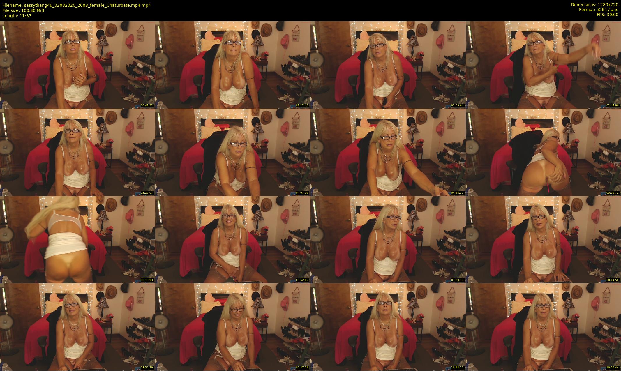 sassythang4u — 12 minute Chaturbate female cam show recording, 720p, Aug 2, 2020