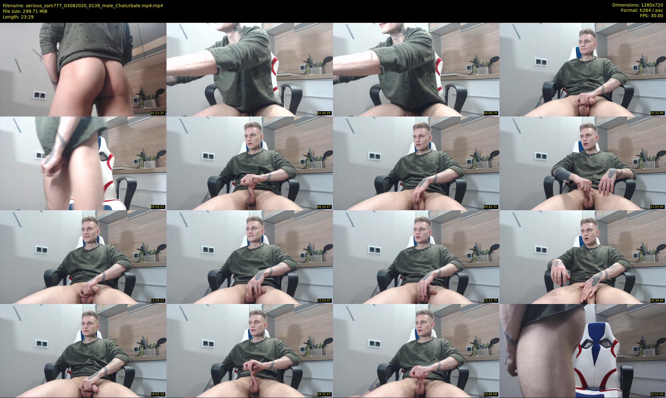 serious_sam777 — 24 minute Chaturbate male cam show recording, 720p, Aug 3, 2020
