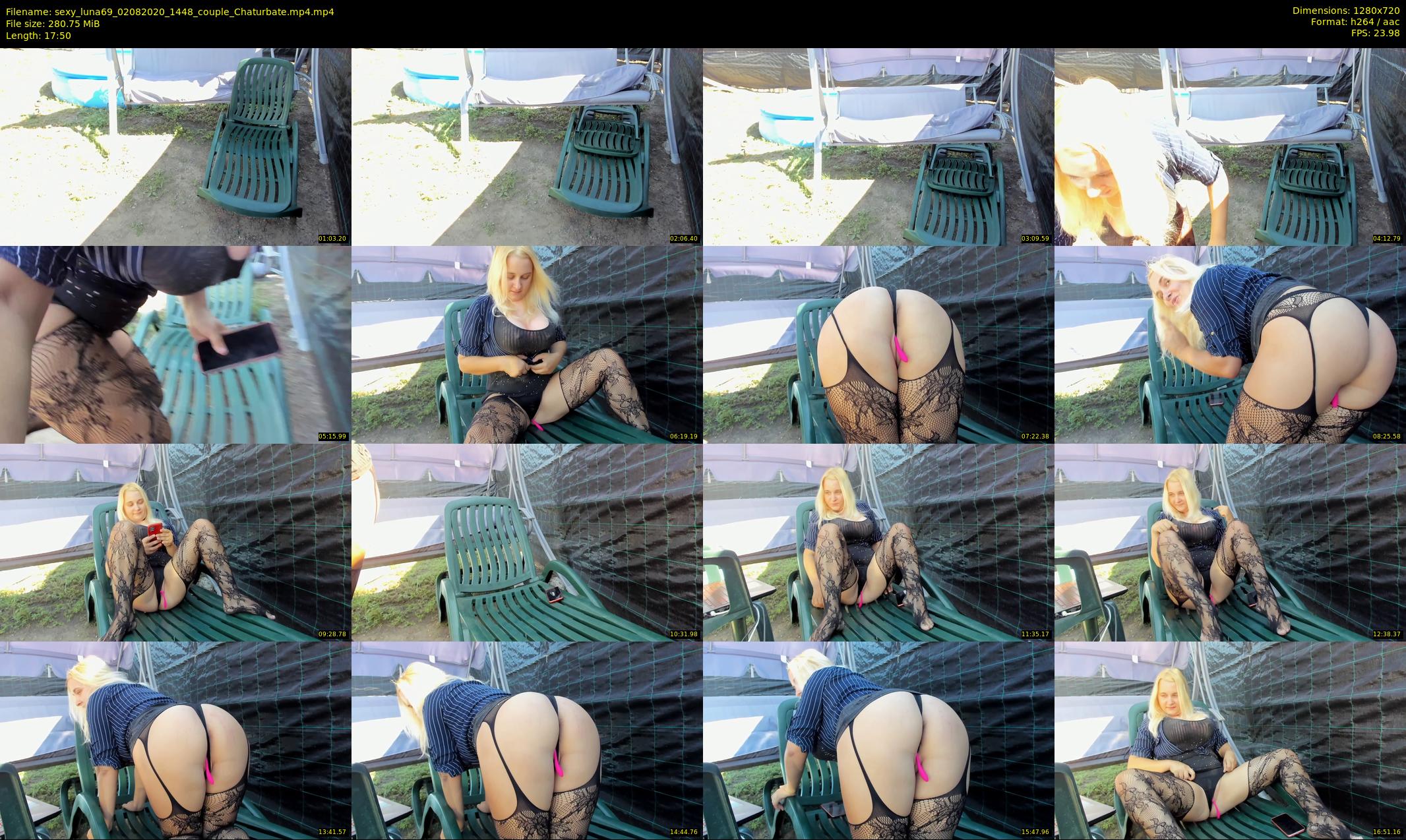 sexy_luna69 — 18 minute Chaturbate couple cam show recording, 720p, Aug 2, 2020