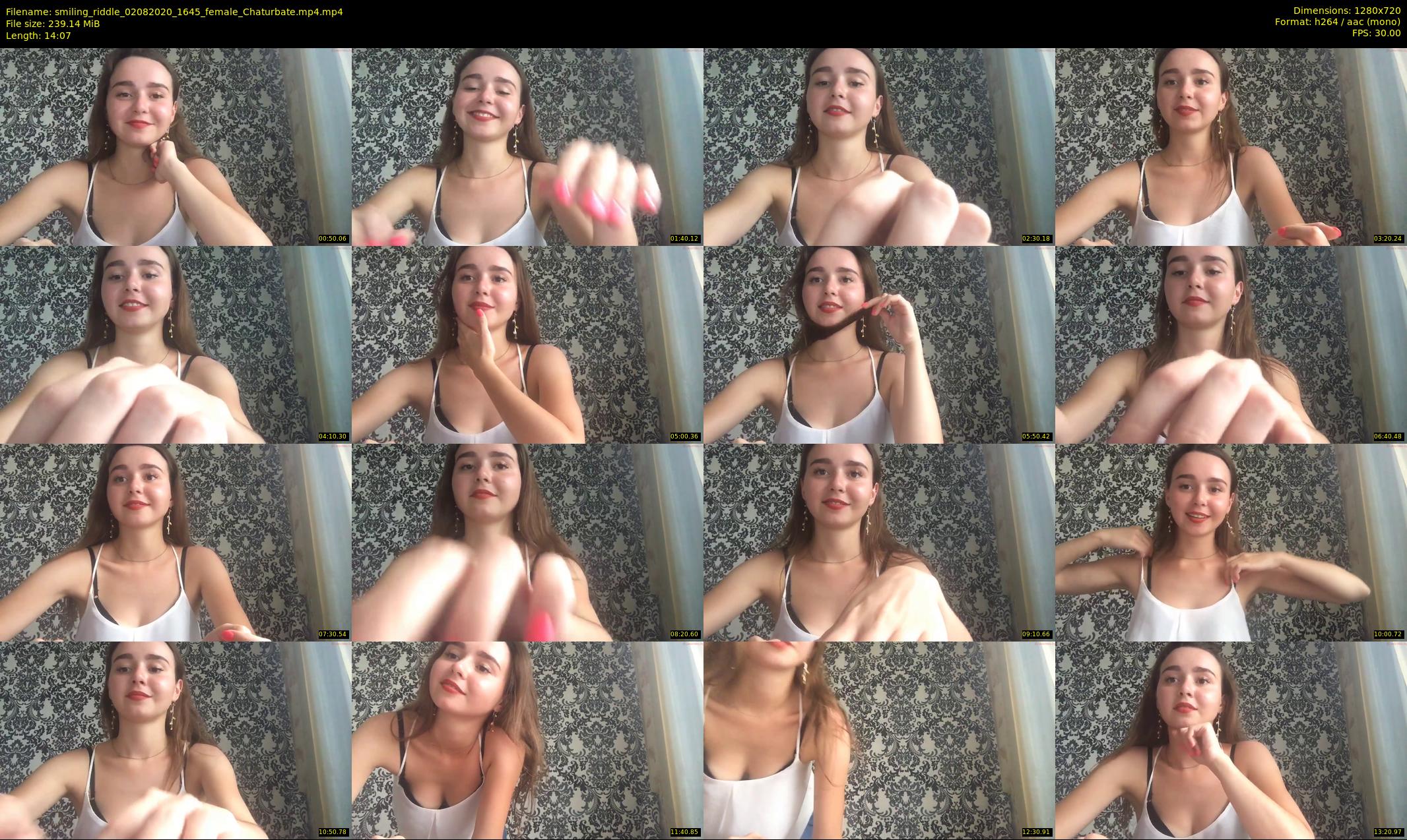 smiling_riddle — 15 minute Chaturbate female cam show recording, 720p, Aug 2, 2020