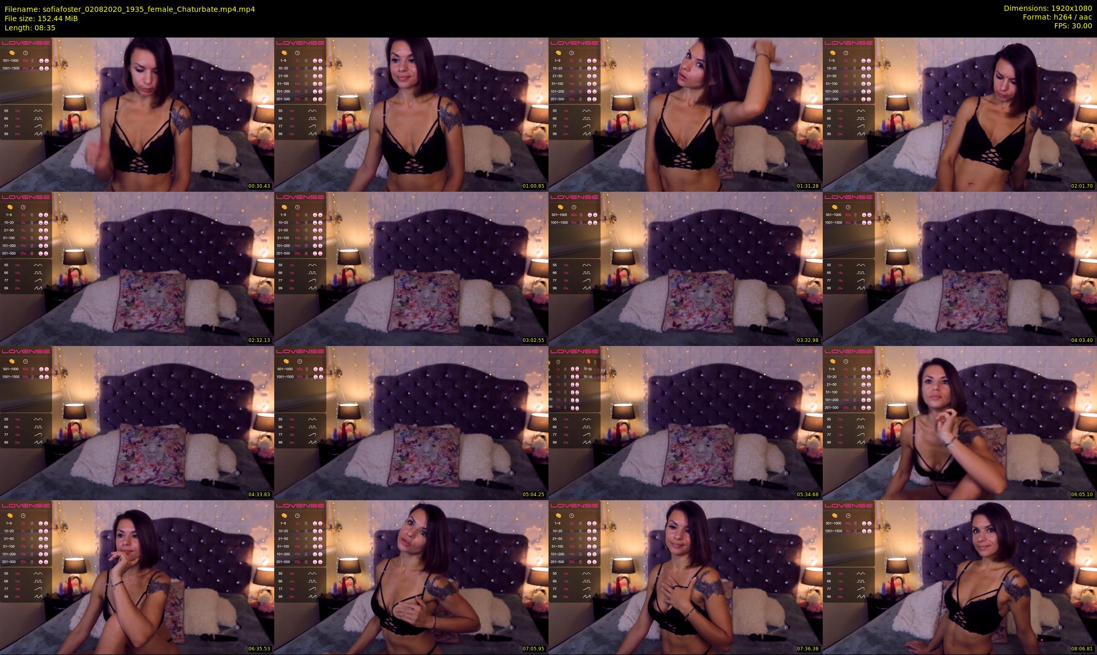 sofiafoster — 9 minute Chaturbate female cam show recording, 1080p, Aug 2, 2020