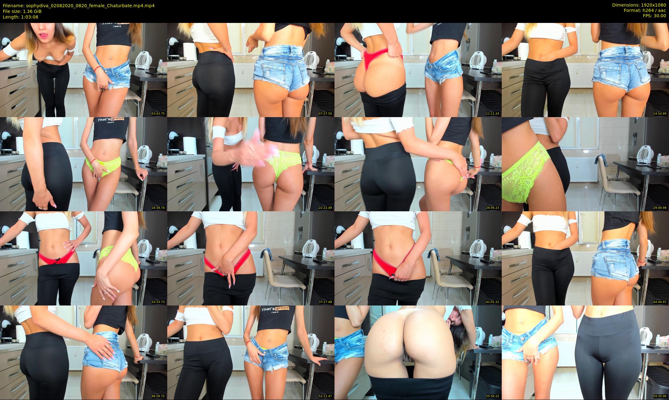 sophydiva — 64 minute Chaturbate female cam show recording, 1080p, Aug 2, 2020