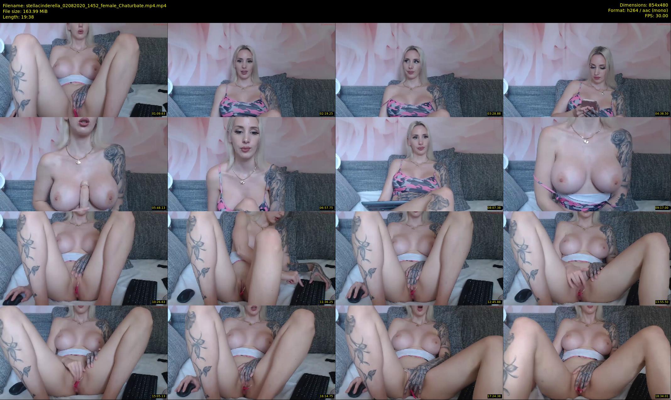 stellacinderella — 20 minute Chaturbate female cam show recording, 480p, Aug 2, 2020