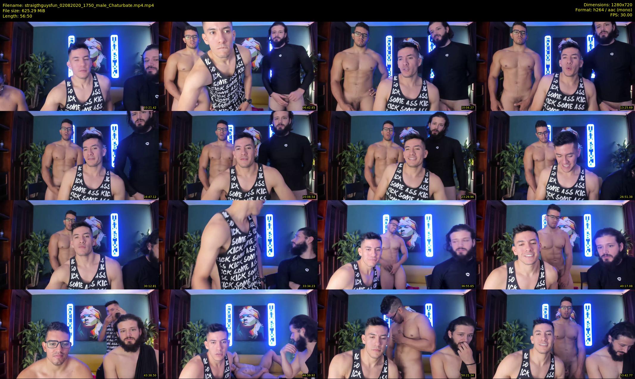 straigthguysfun — 57 minute Chaturbate male cam show recording, 720p, Aug 2, 2020