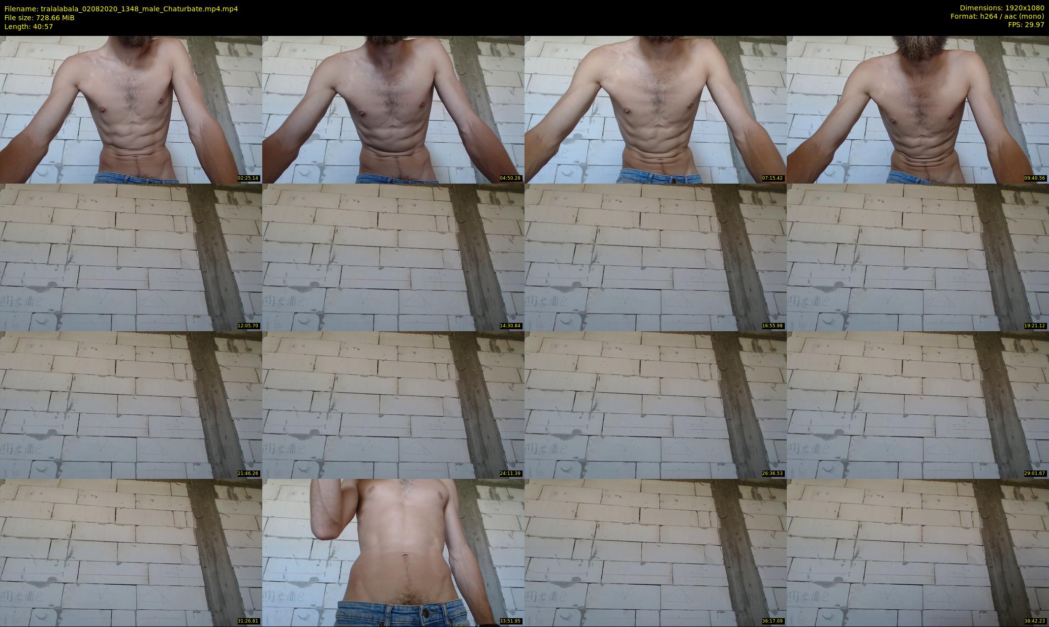 tralalabala — 41 minute Chaturbate male cam show recording, 1080p, Aug 2, 2020