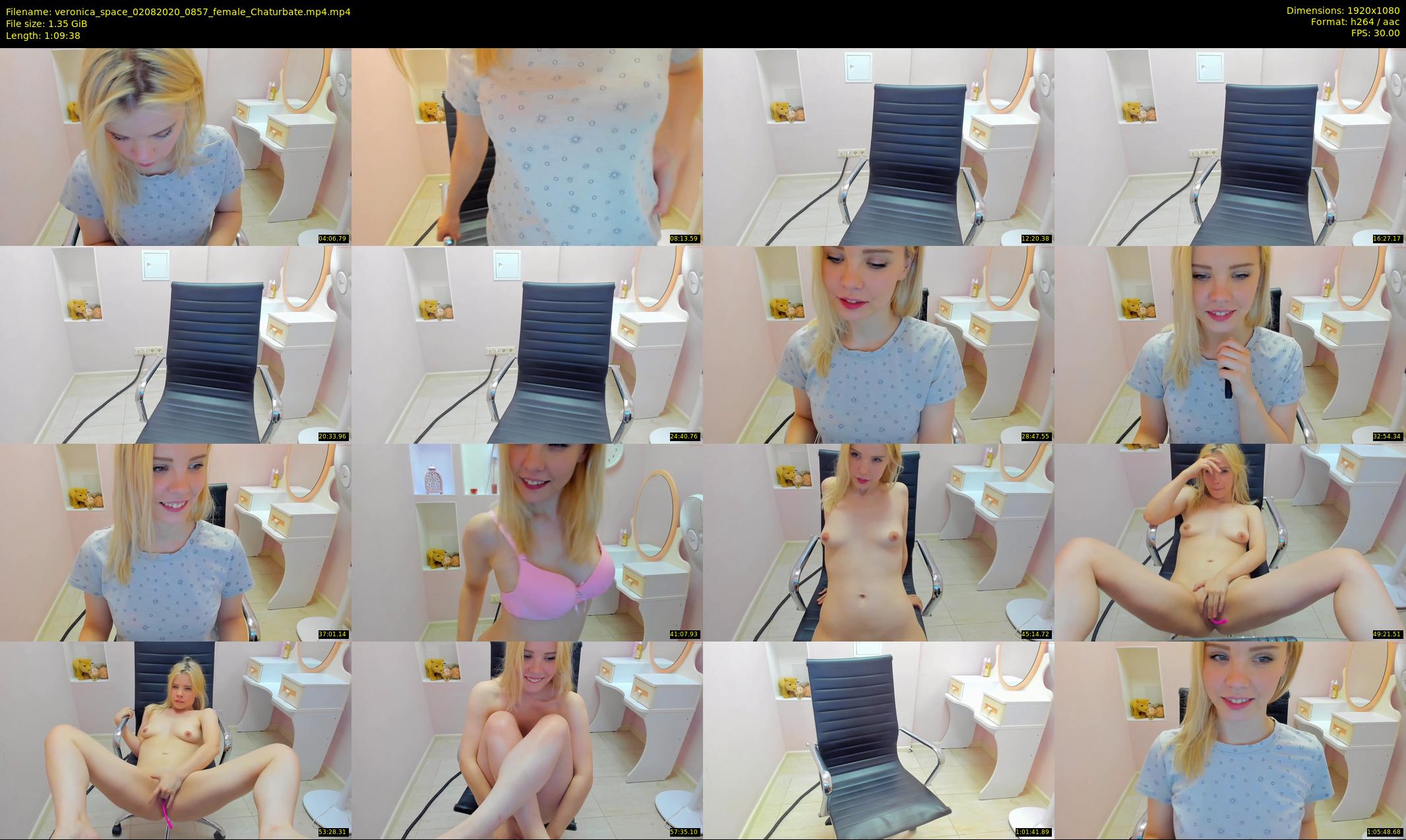 veronica_space — 70 minute Chaturbate female cam show recording, 1080p, Aug 2, 2020