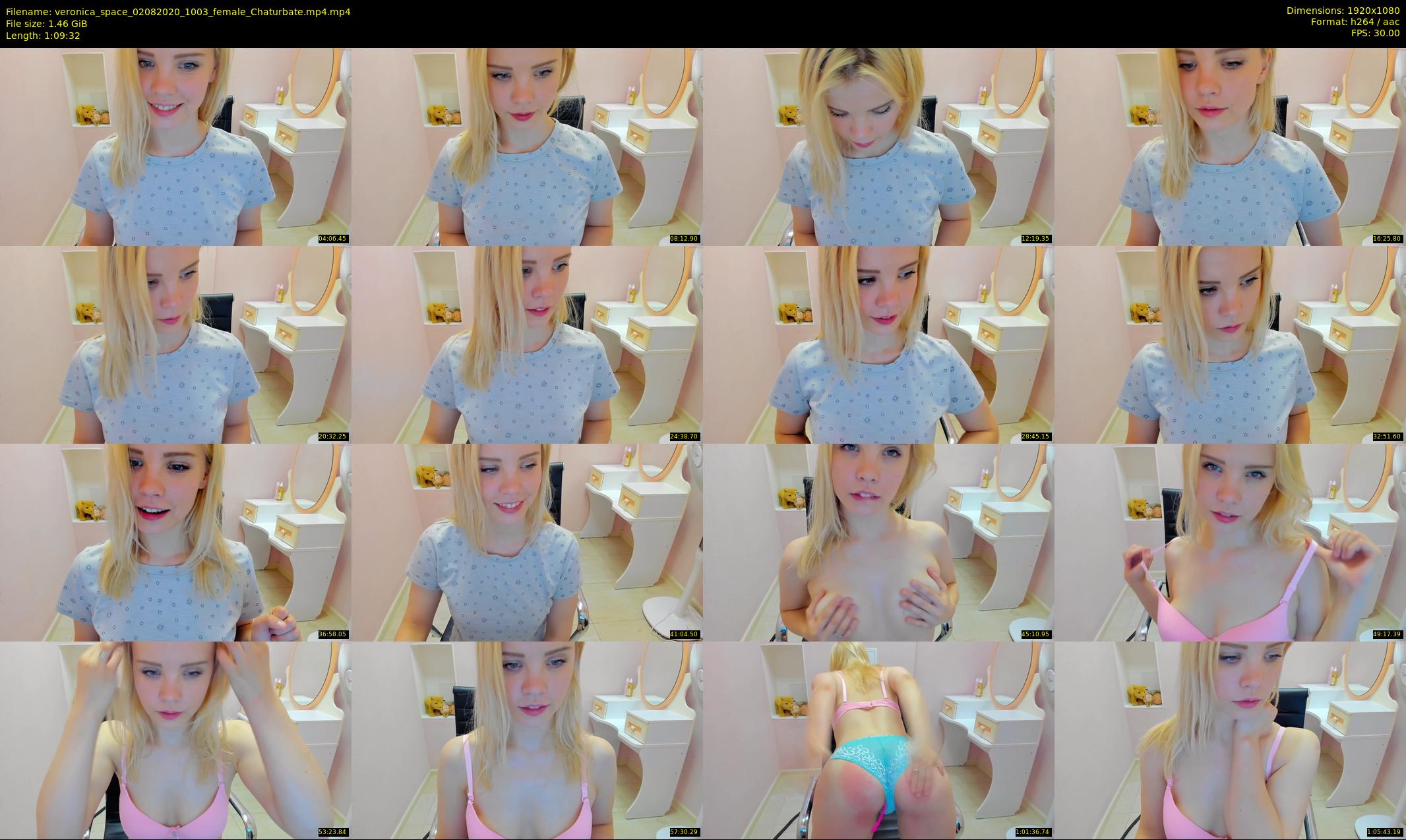 veronica_space — 70 minute Chaturbate female cam show recording, 1080p, Aug 2, 2020