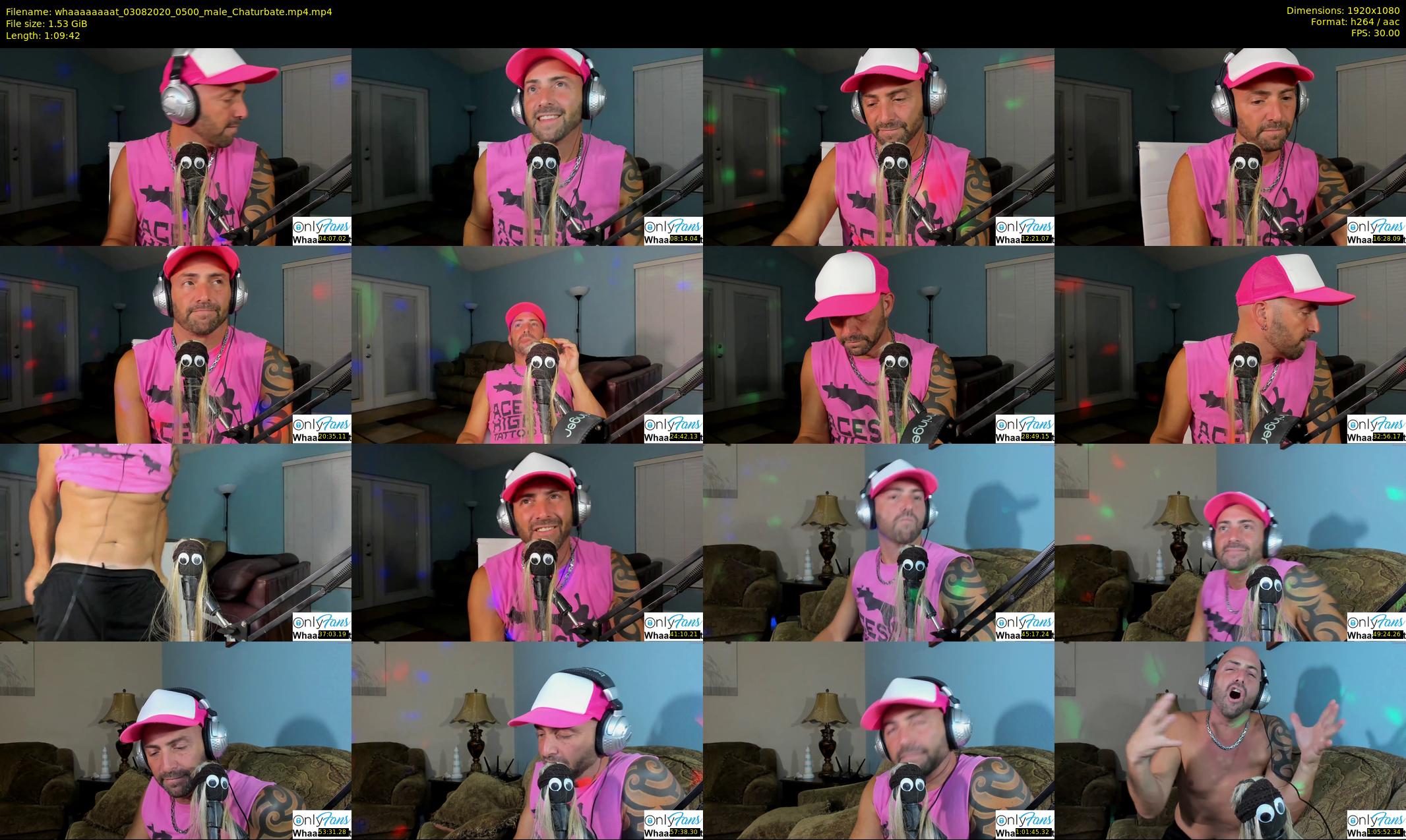 whaaaaaaaat — 70 minute Chaturbate couple cam show recording, 1080p, Aug 3, 2020