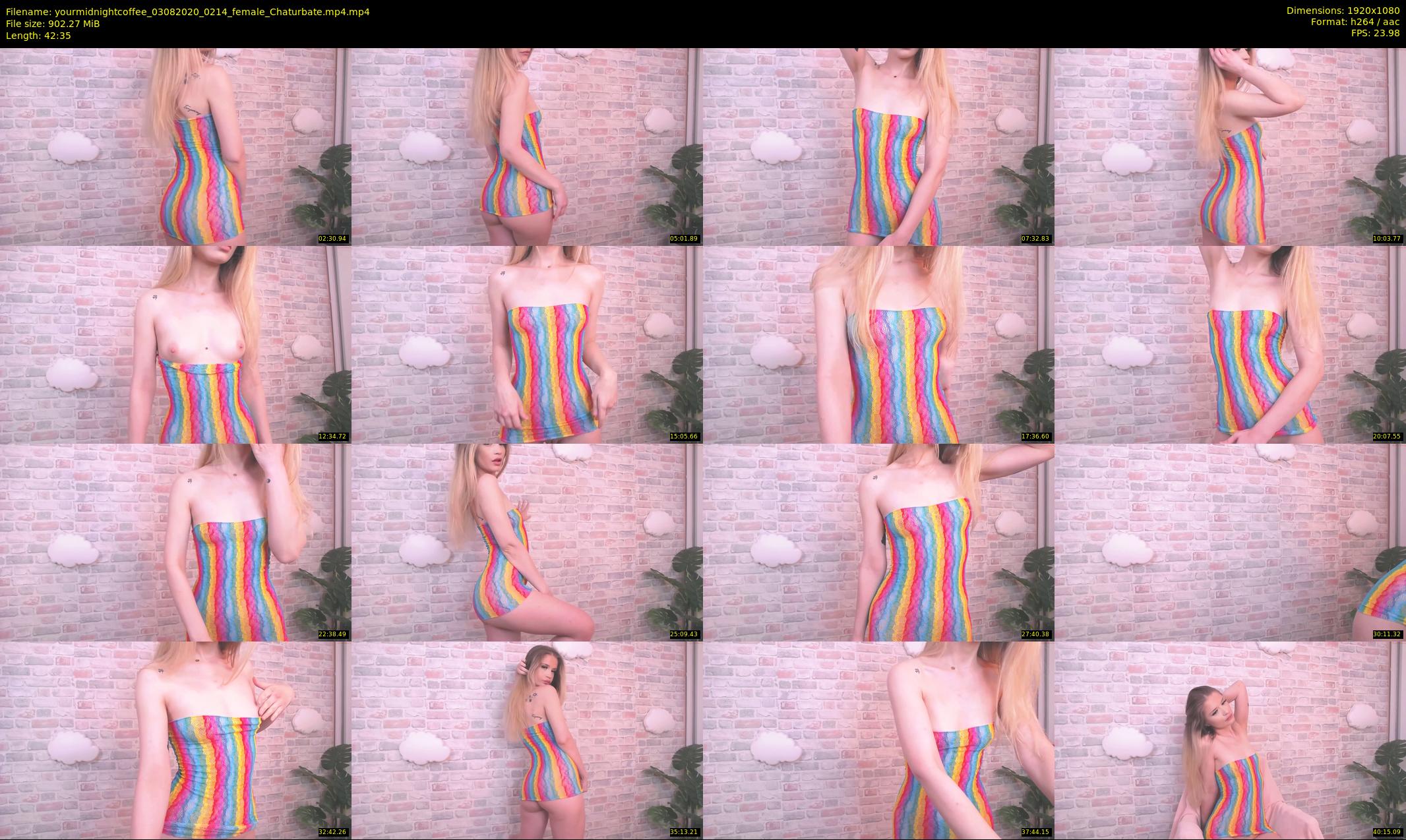 yourmidnightcoffee — 43 minute Chaturbate female cam show recording, 1080p, Aug 3, 2020