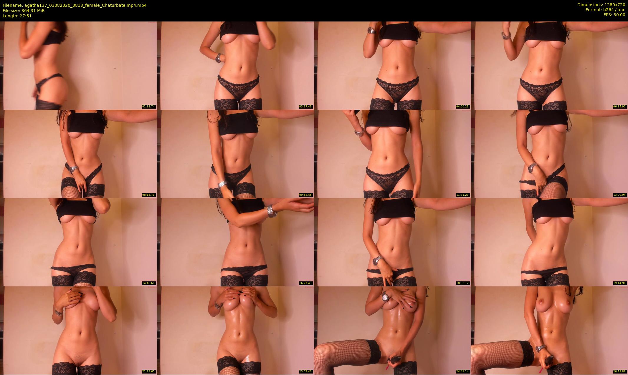 agatha137 — 28 minute Chaturbate female cam show recording, 720p, Aug 3, 2020