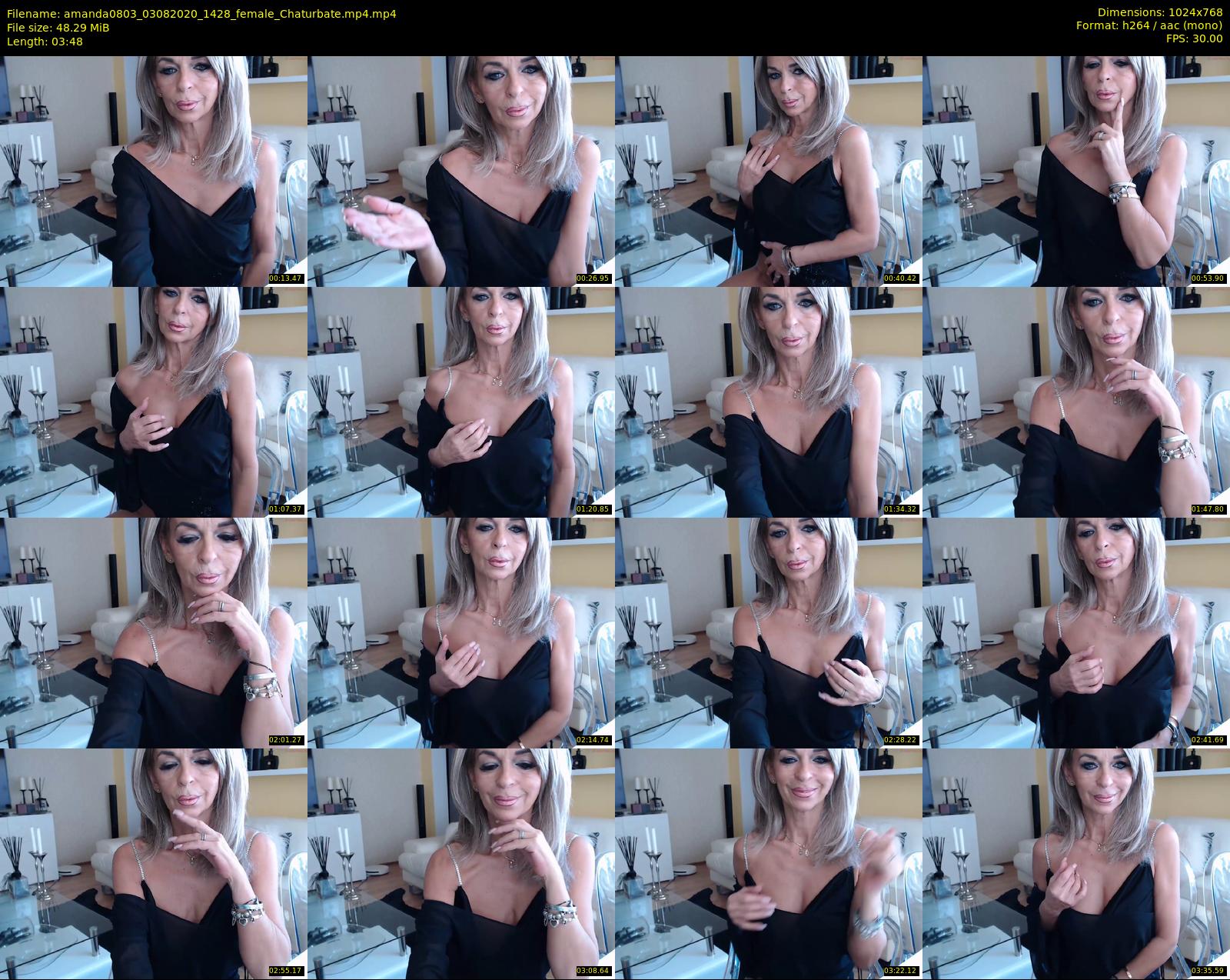amanda0803 — 4 minute Chaturbate female cam show recording, 720p, Aug 3, 2020