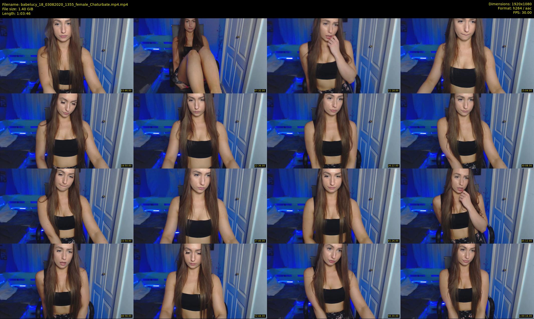 babelucy_18 — 64 minute Chaturbate female cam show recording, 1080p, Aug 3, 2020