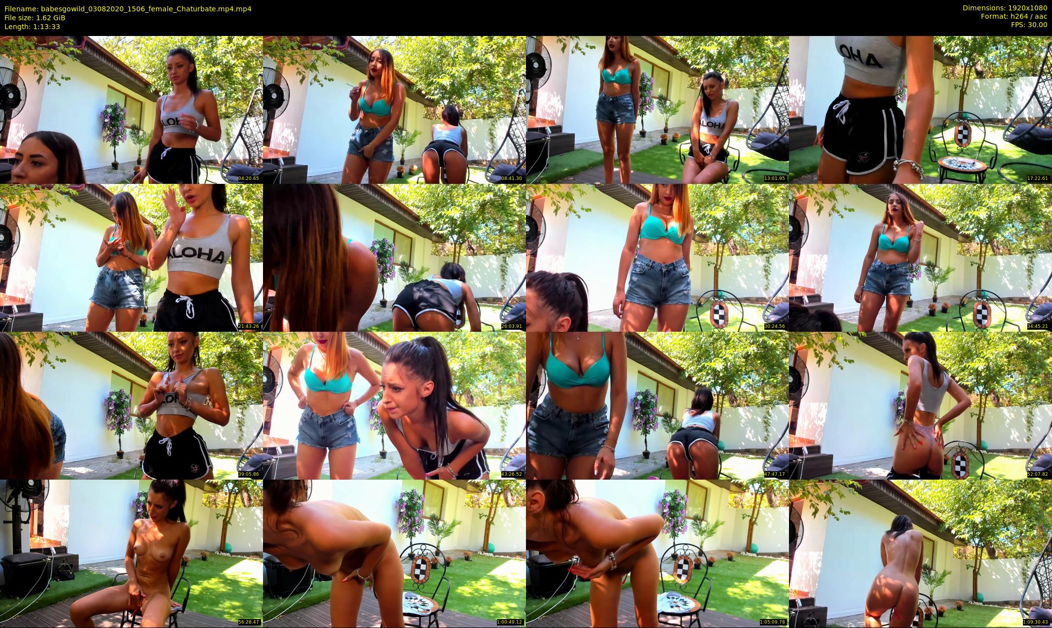 babesgowild — 74 minute Chaturbate couple cam show recording, 1080p, Aug 3, 2020