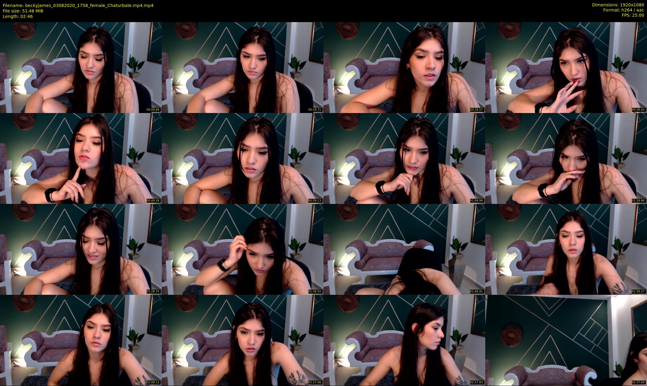 beckyjames — 3 minute Chaturbate female cam show recording, 1080p, Aug 3, 2020
