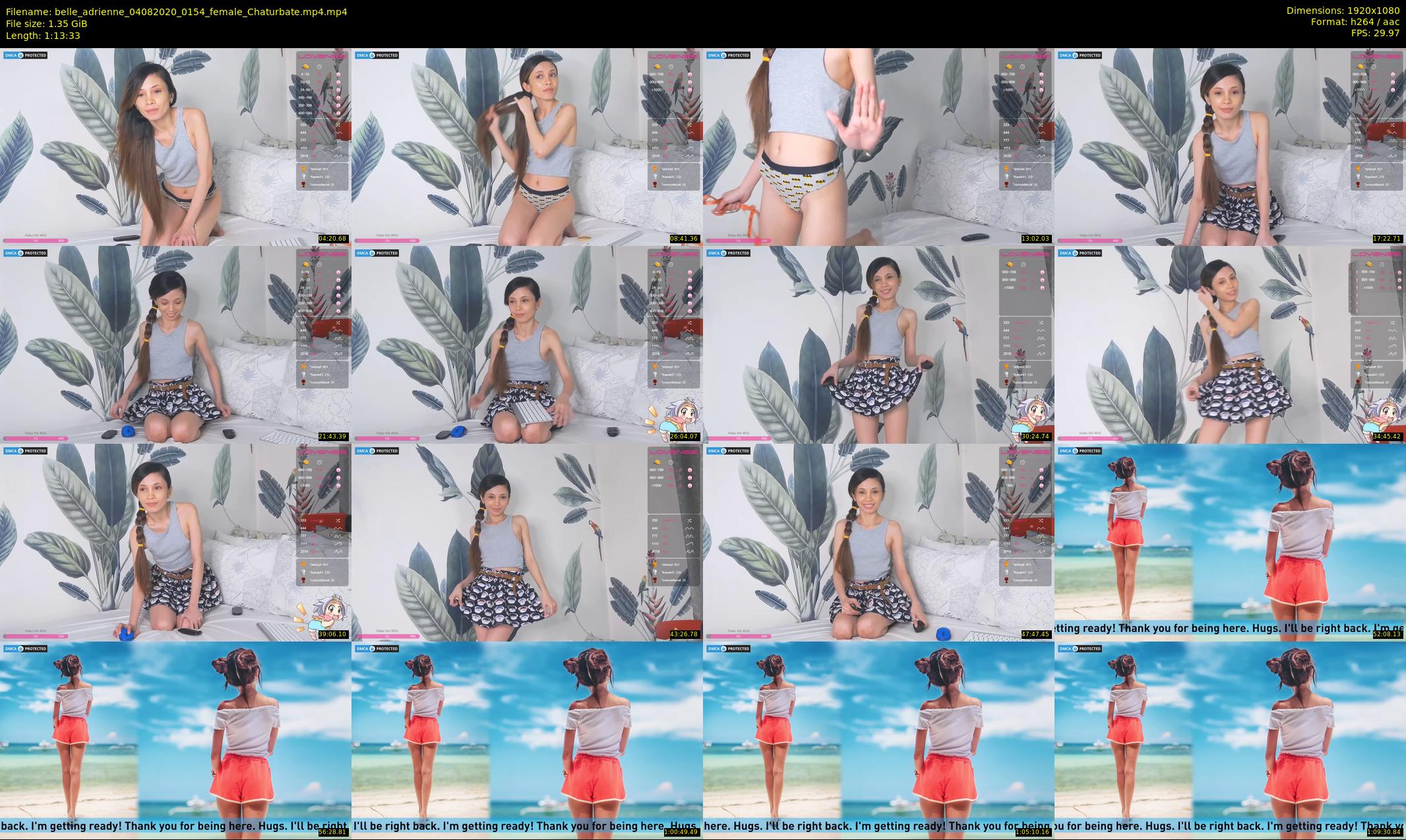 belle_adrienne — 74 minute Chaturbate couple cam show recording, 1080p, Aug 4, 2020